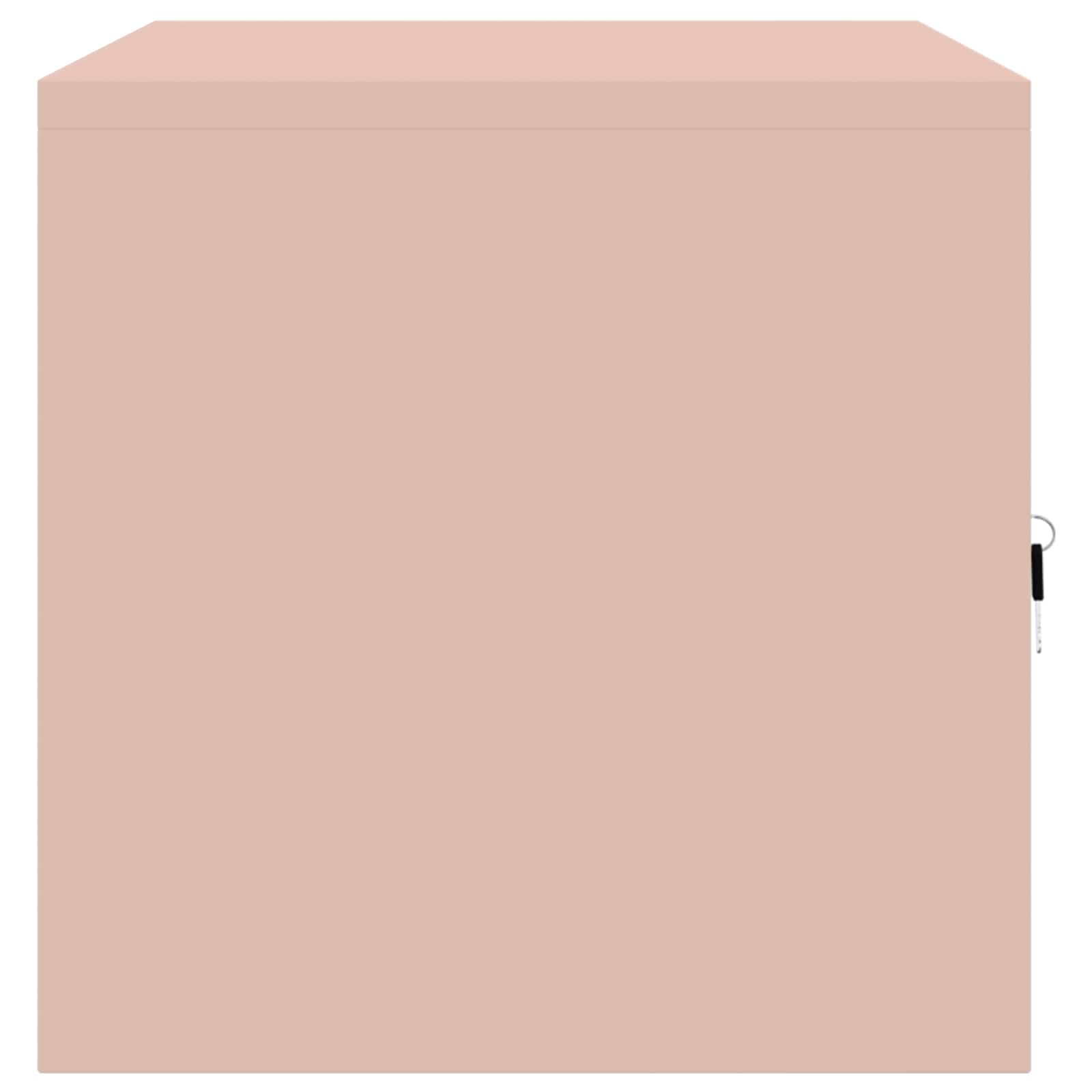 Armoire de rangement Rose 80 x 40 x 40 cm Acier Laminé à Froid - XIOS