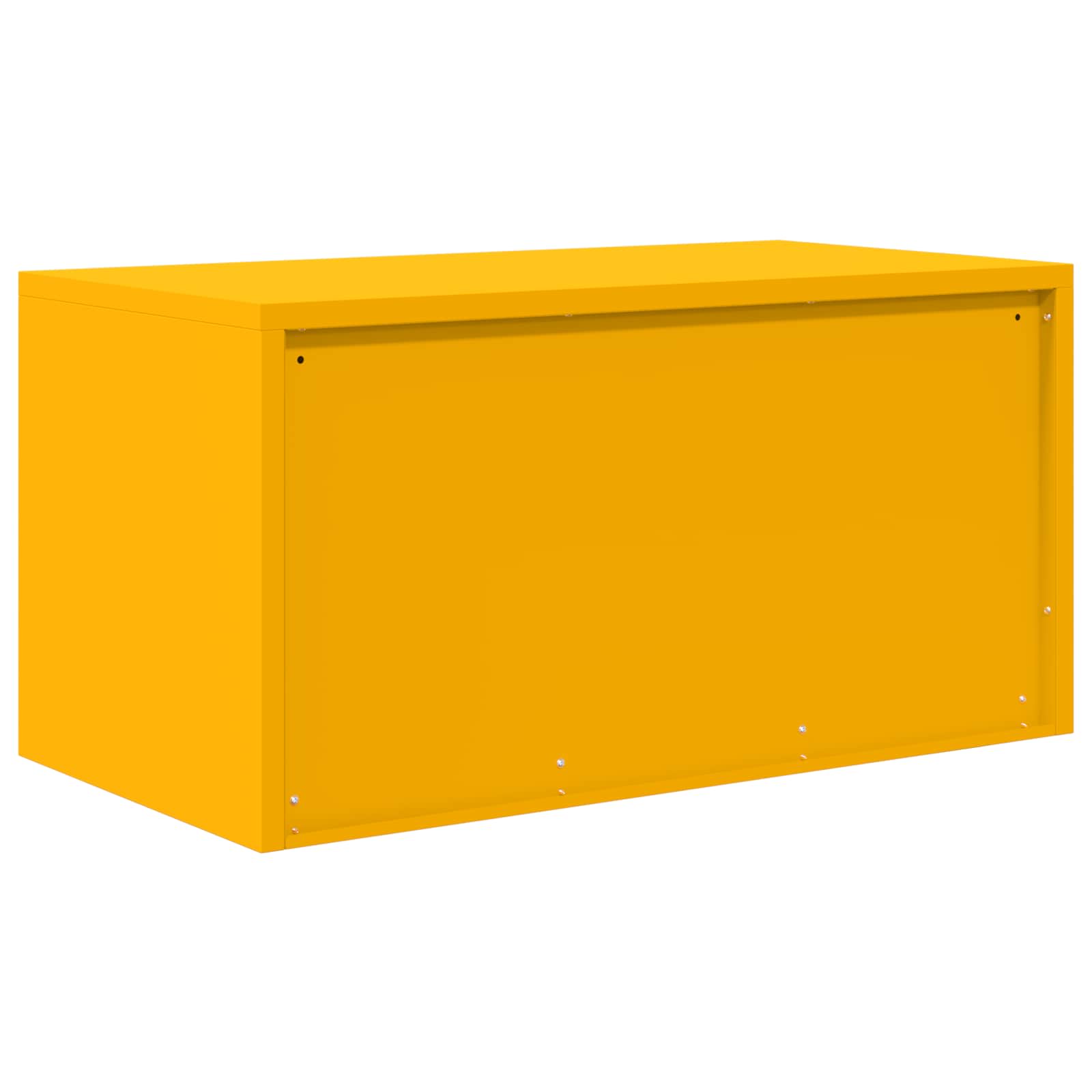 Armoire de rangement Jaune moutarde 80 x 40 x 40 cm - XIOS