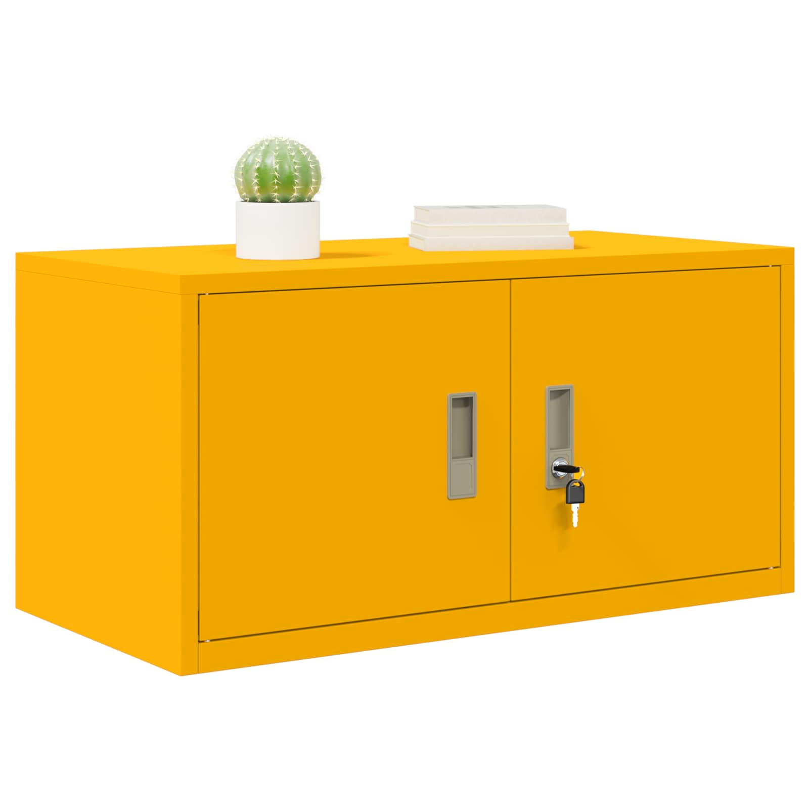 Armoire de rangement Jaune moutarde 80 x 40 x 40 cm - XIOS