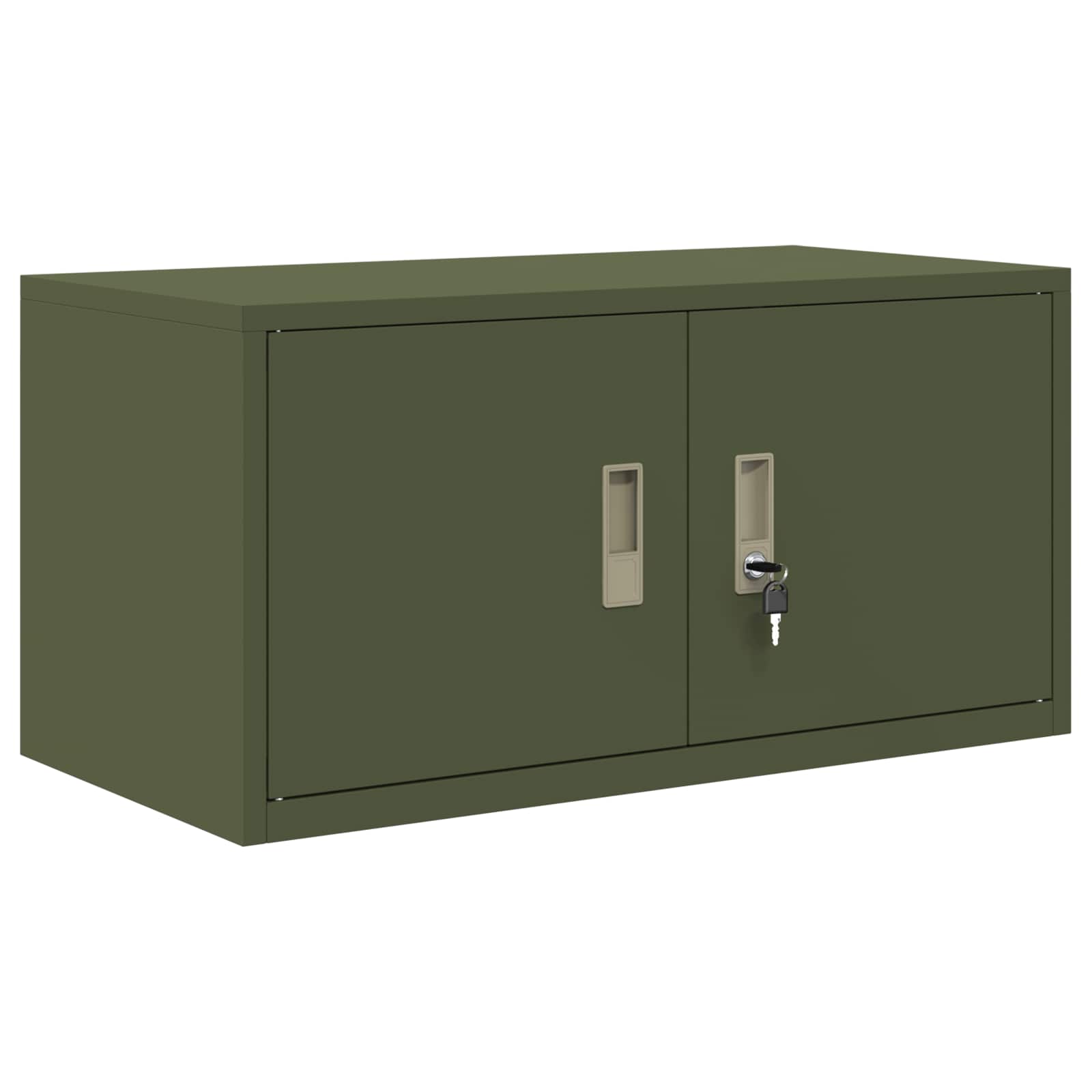 Armoire de rangement avec stockage Vert olive 80 x 40 x 40 cm - XIOS