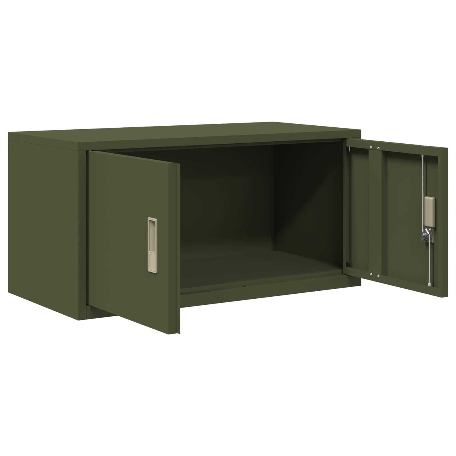 Armoire de rangement avec stockage Vert olive 80 x 40 x 40 cm - XIOS