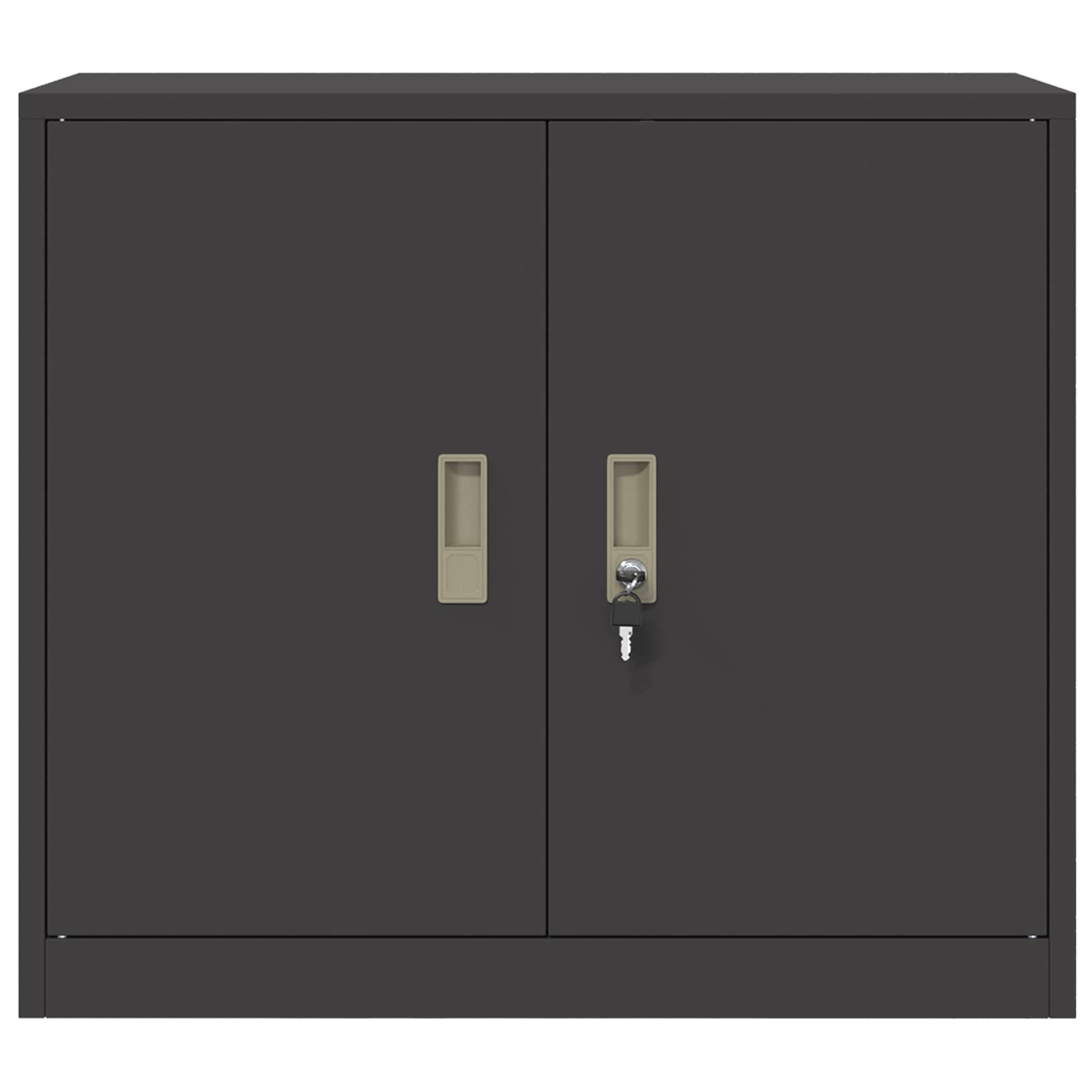 Armoire de rangement Noir 80 x 40 x 70 cm Acier Laminé à Froid - XIOS