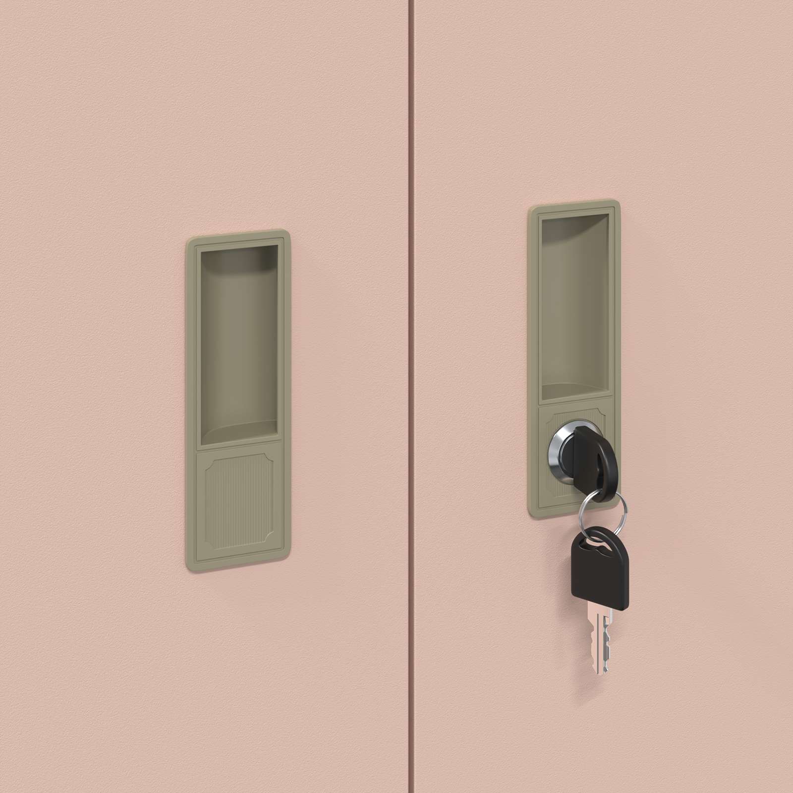 Armoire de rangement Rose 80 x 40 x 70 cm Acier Laminé à Froid - XIOS