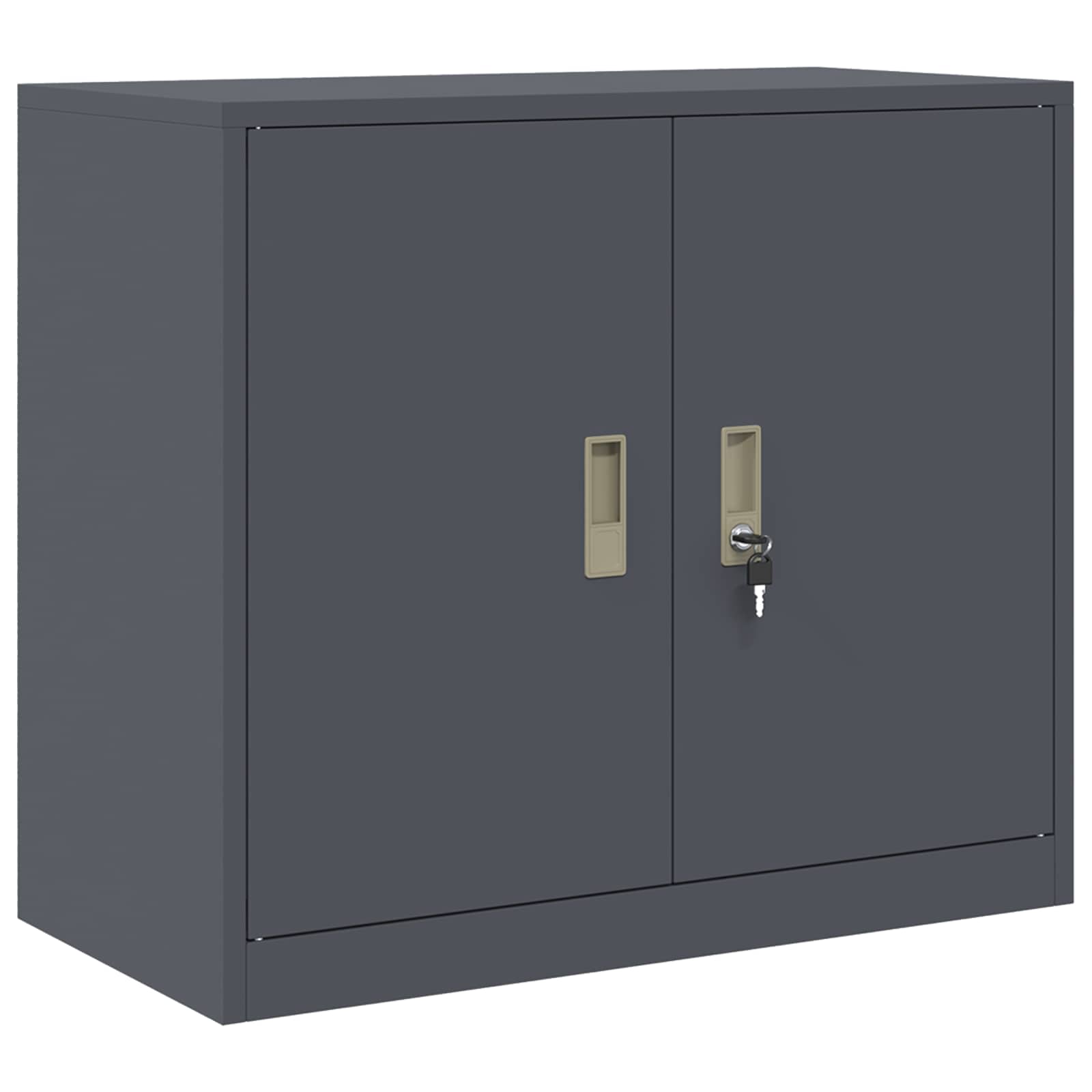 Armoire de rangement avec stockage Anthracite 80 x 40 x 70 cm - XIOS