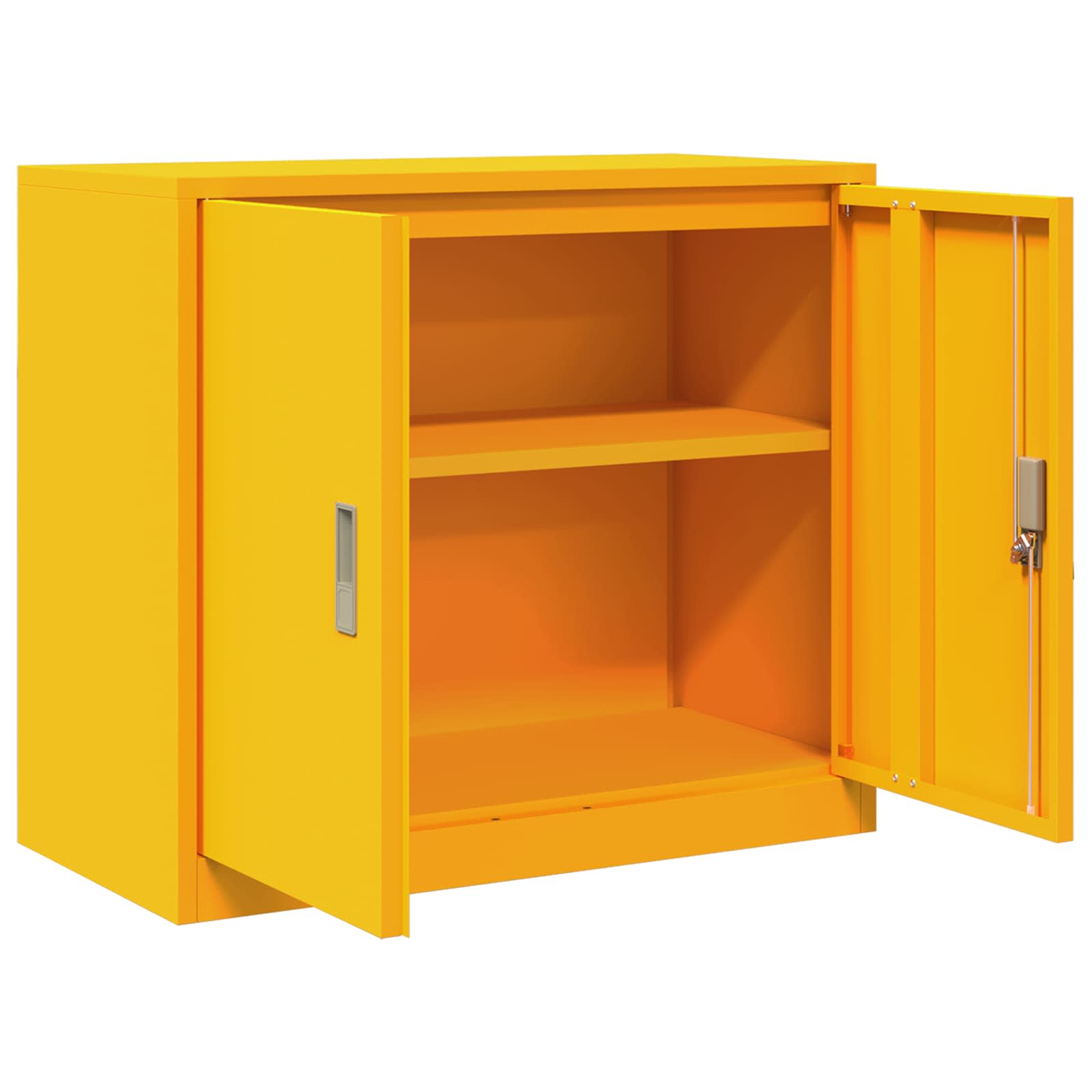 Armoire de rangement Jaune moutarde 80 x 40 x 70 cm - XIOS