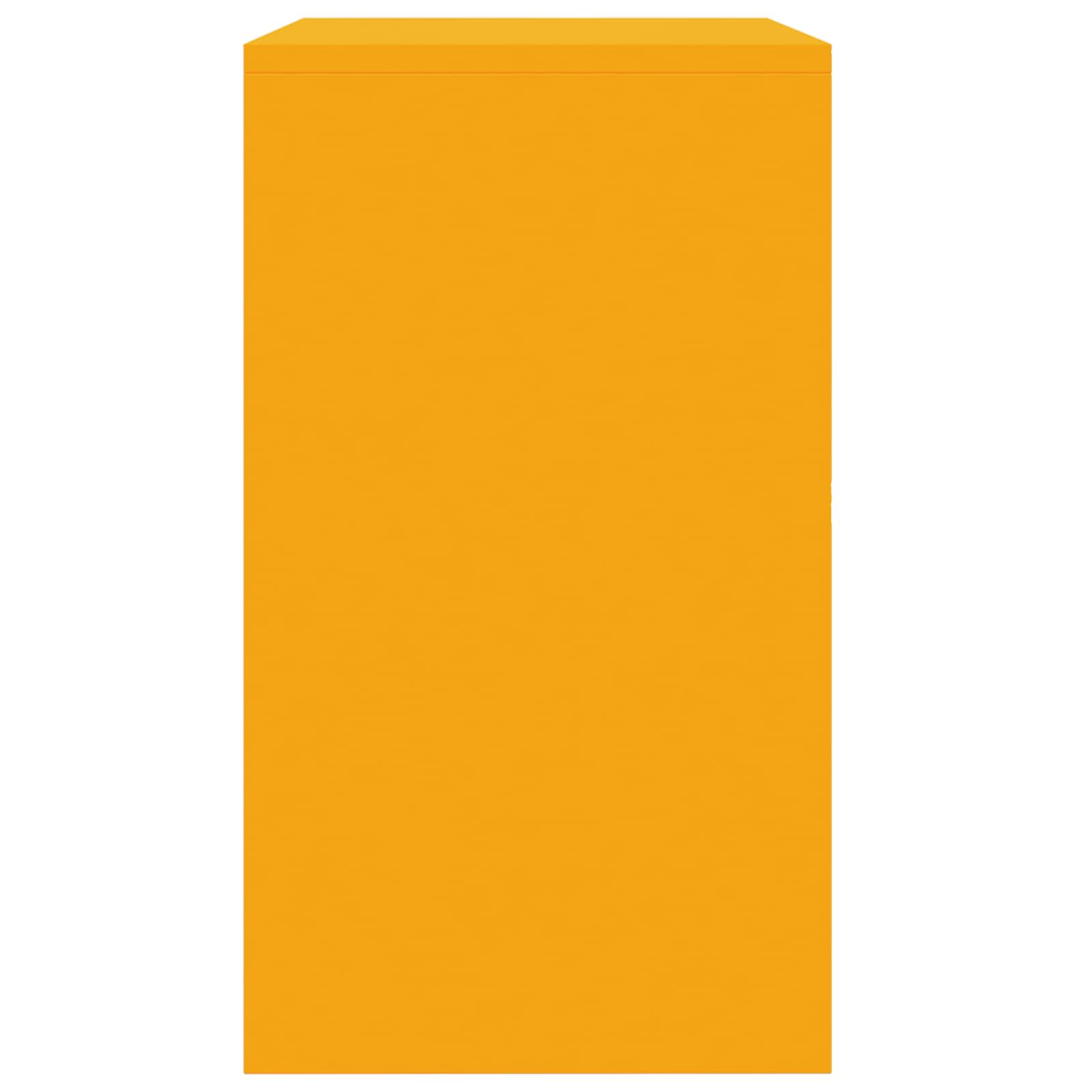 Armoire de rangement Jaune moutarde 80 x 40 x 70 cm - XIOS