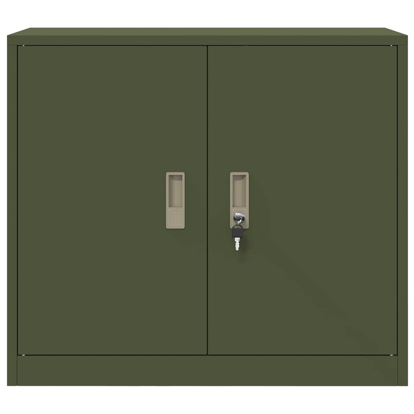 Armoire de rangement avec stockage Vert olive 80 x 40 x 70 cm - XIOS