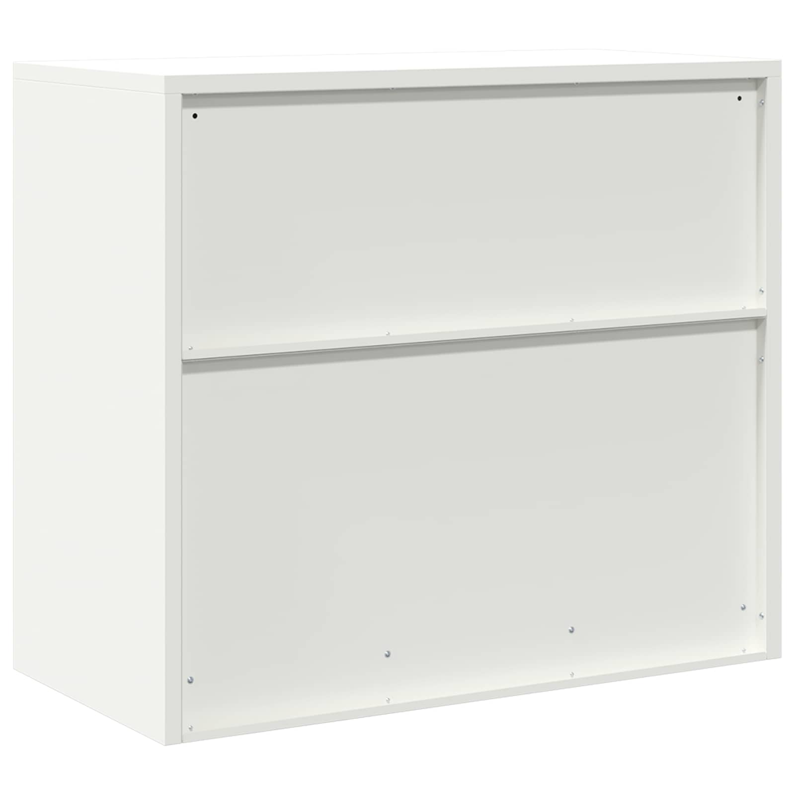 Armoire de rangement Blanc 80 x 40 x 70 cm Acier Laminé à Froid - XIOS