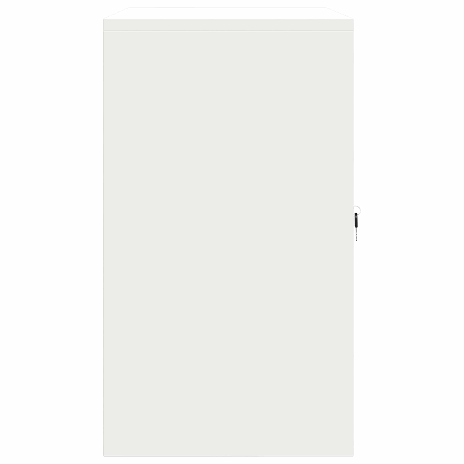 Armoire de rangement Blanc 80 x 40 x 70 cm Acier Laminé à Froid - XIOS