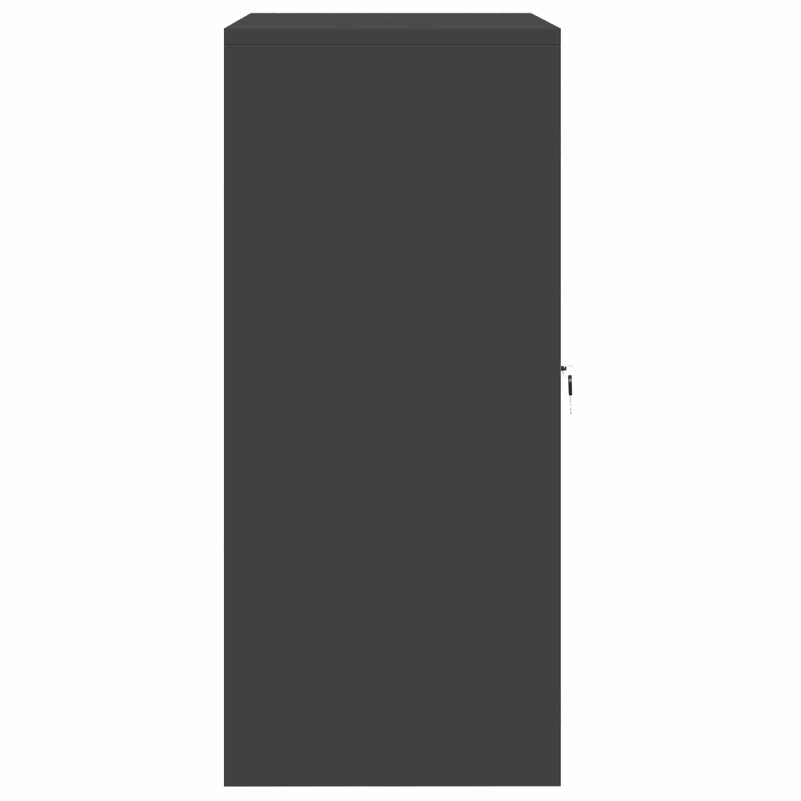 Armoire de rangement Noir 80 x 40 x 90 cm Acier Laminé à Froid - XIOS