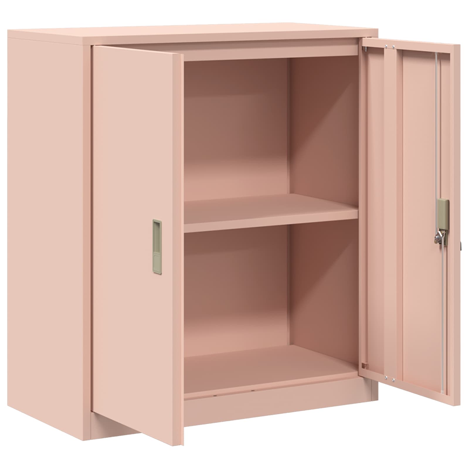 Armoire de rangement Rose 80 x 40 x 90 cm Acier Laminé à Froid - XIOS