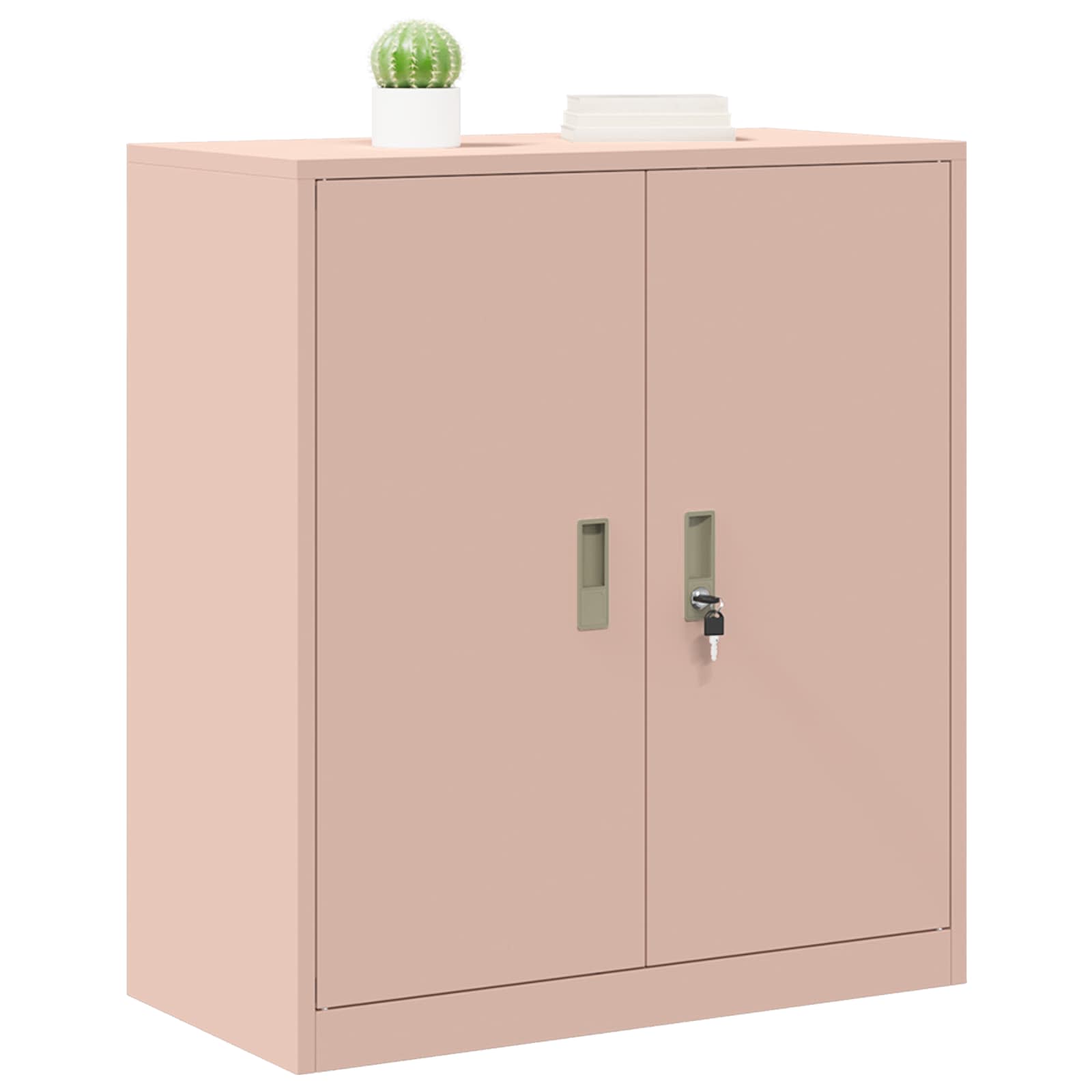 Armoire de rangement Rose 80 x 40 x 90 cm Acier Laminé à Froid - XIOS