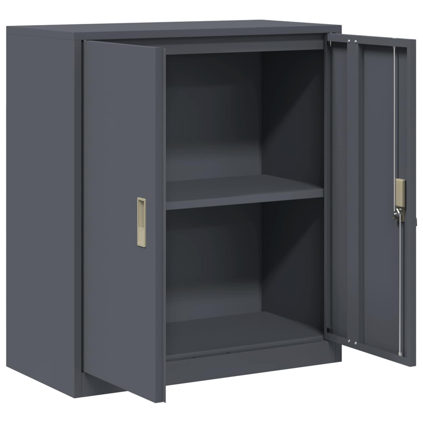 Armoire de rangement avec stockage Anthracite 80 x 40 x 90 cm - XIOS