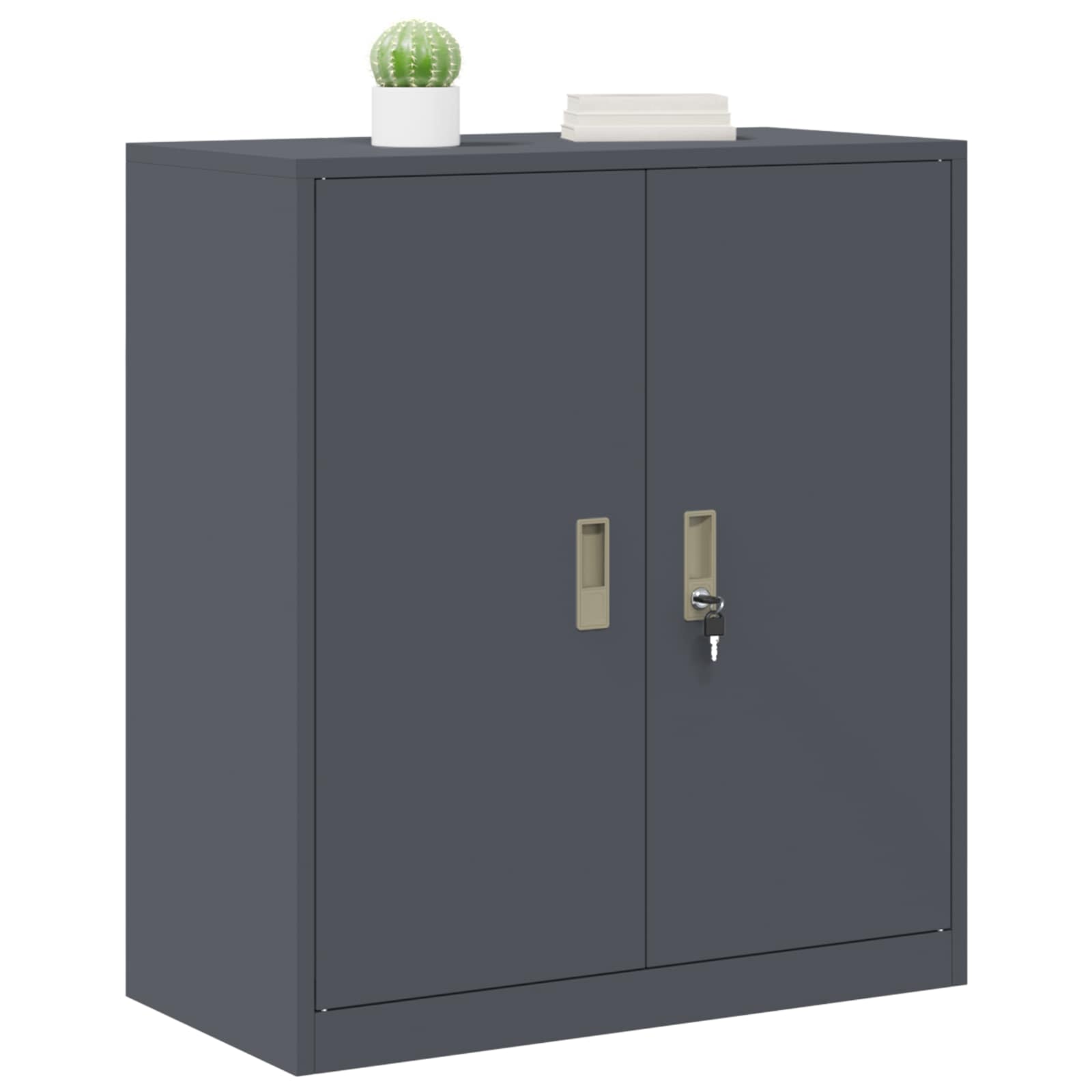 Armoire de rangement avec stockage Anthracite 80 x 40 x 90 cm - XIOS