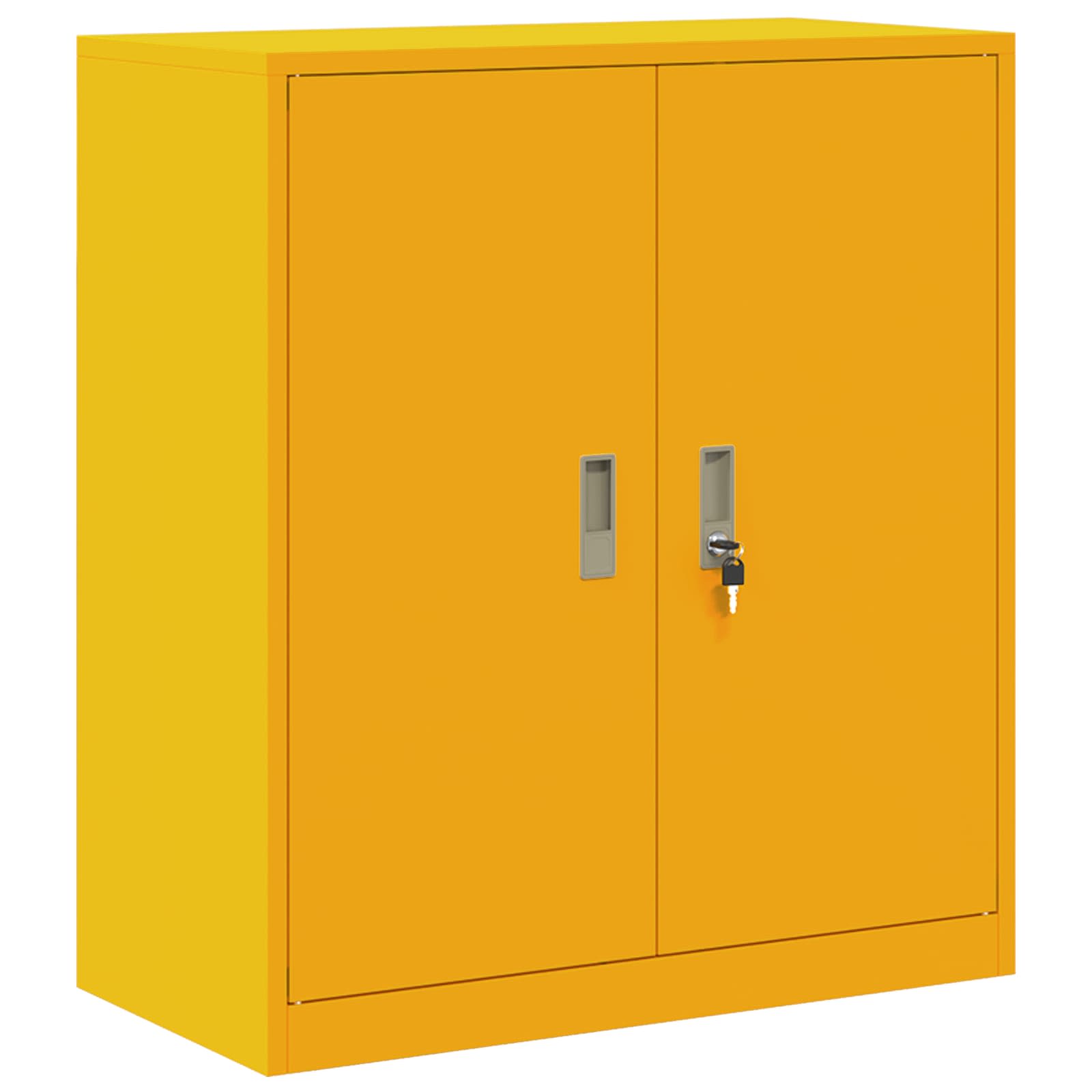 Armoire de rangement Jaune moutarde 80 x 40 x 90 cm - XIOS