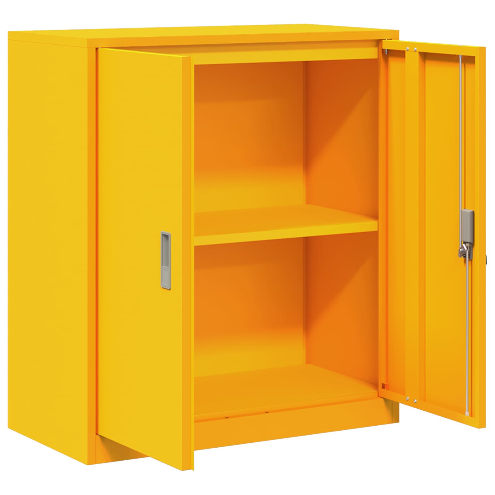 Armoire de rangement Jaune moutarde 80 x 40 x 90 cm - XIOS