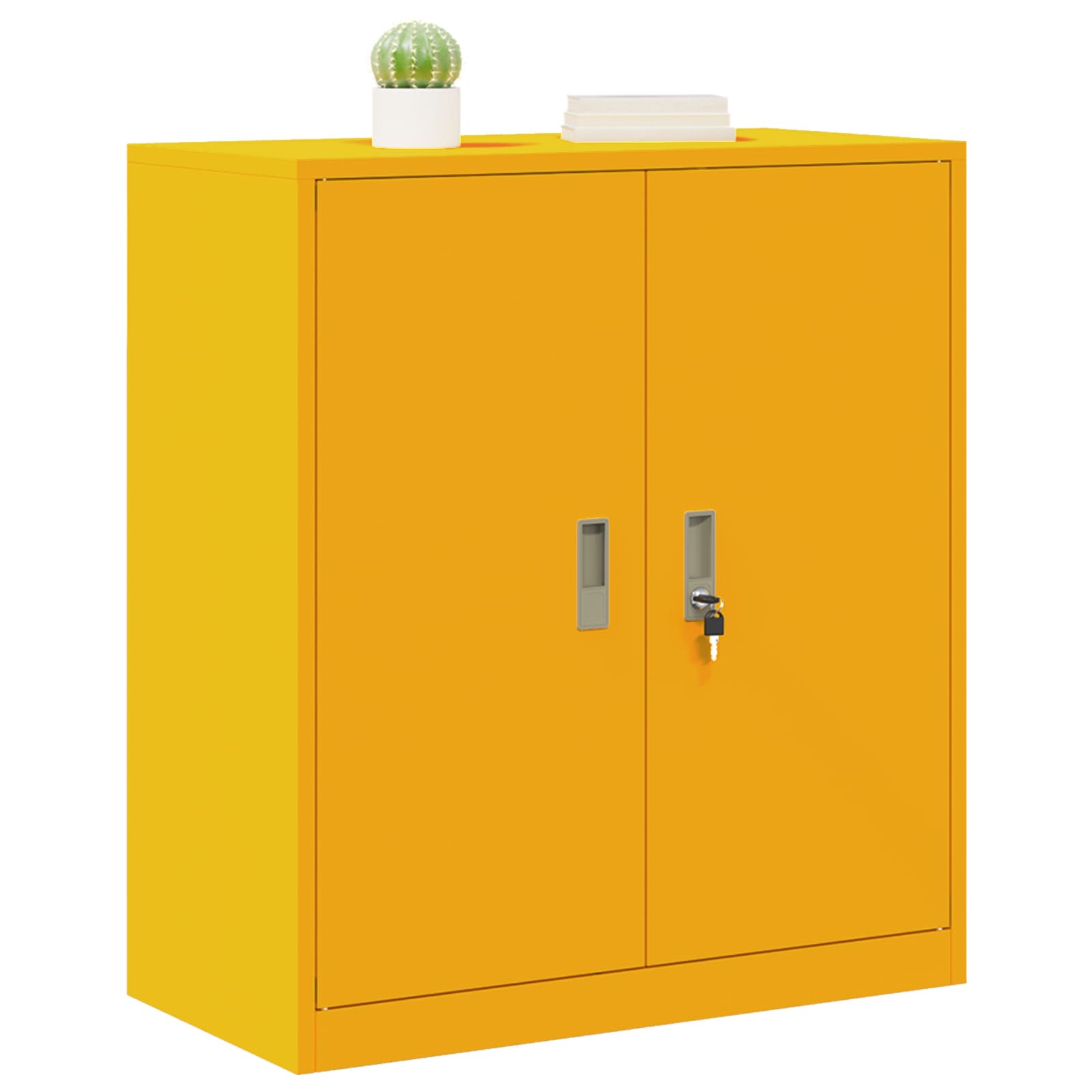 Armoire de rangement Jaune moutarde 80 x 40 x 90 cm - XIOS