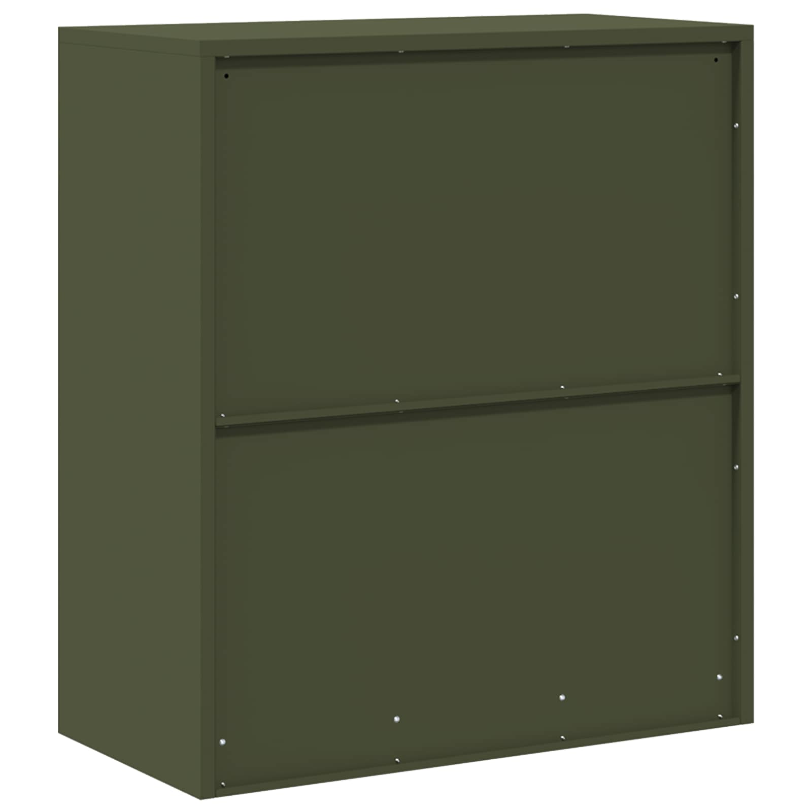 Armoire de rangement avec stockage Vert olive 80 x 40 x 90 cm - XIOS