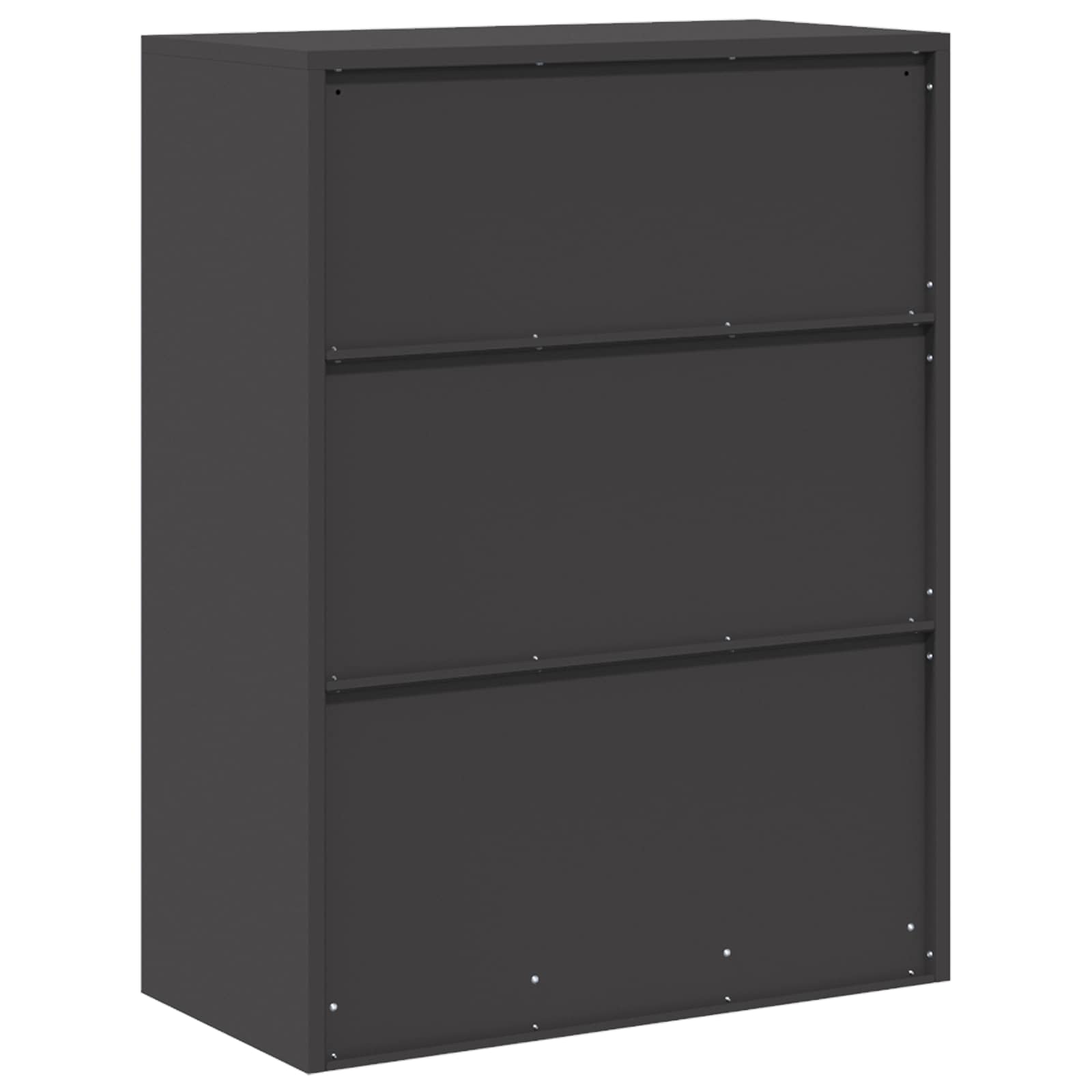Armoire de rangement Noir 80 x 40 x 105 cm Acier