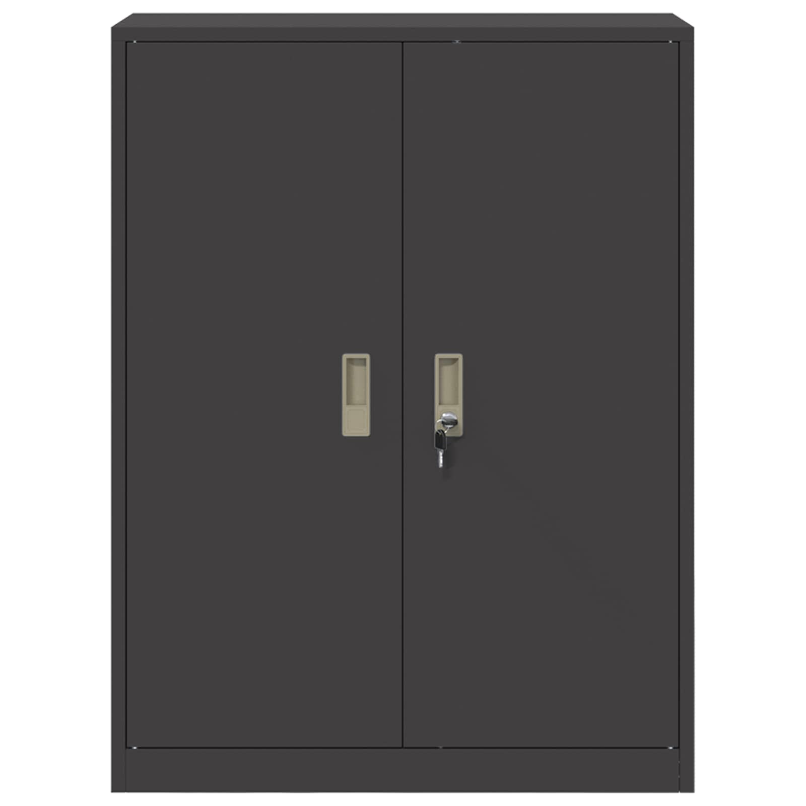 Armoire de rangement Noir 80 x 40 x 105 cm Acier