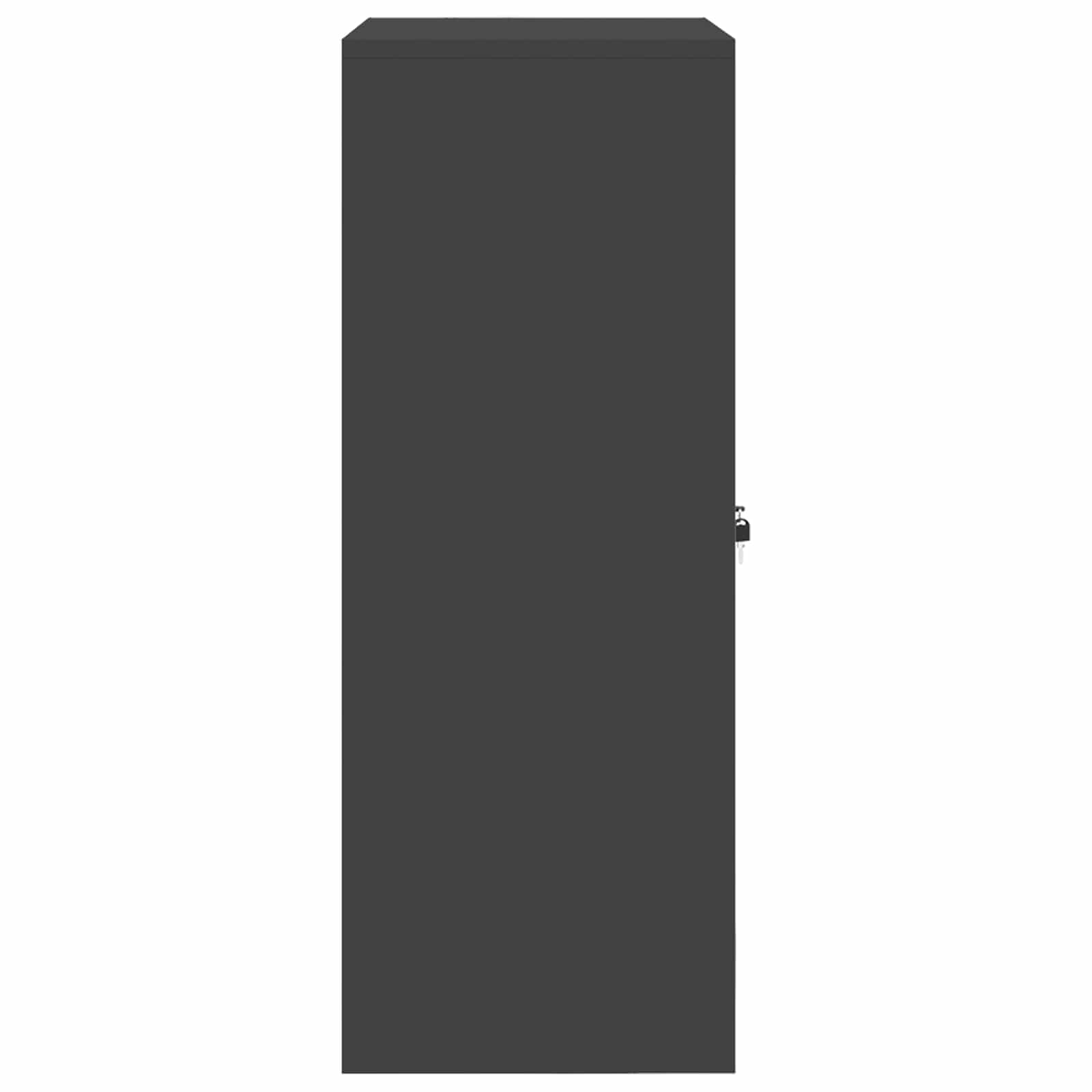 Armoire de rangement Noir 80 x 40 x 105 cm Acier