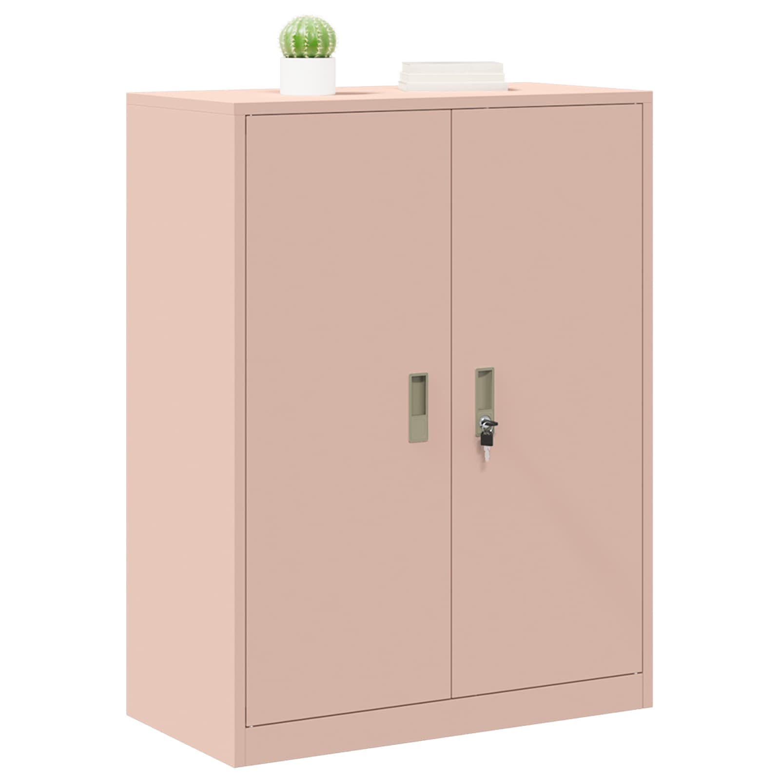 Armoire de rangement Rose 80 x 40 x 105 cm Acier