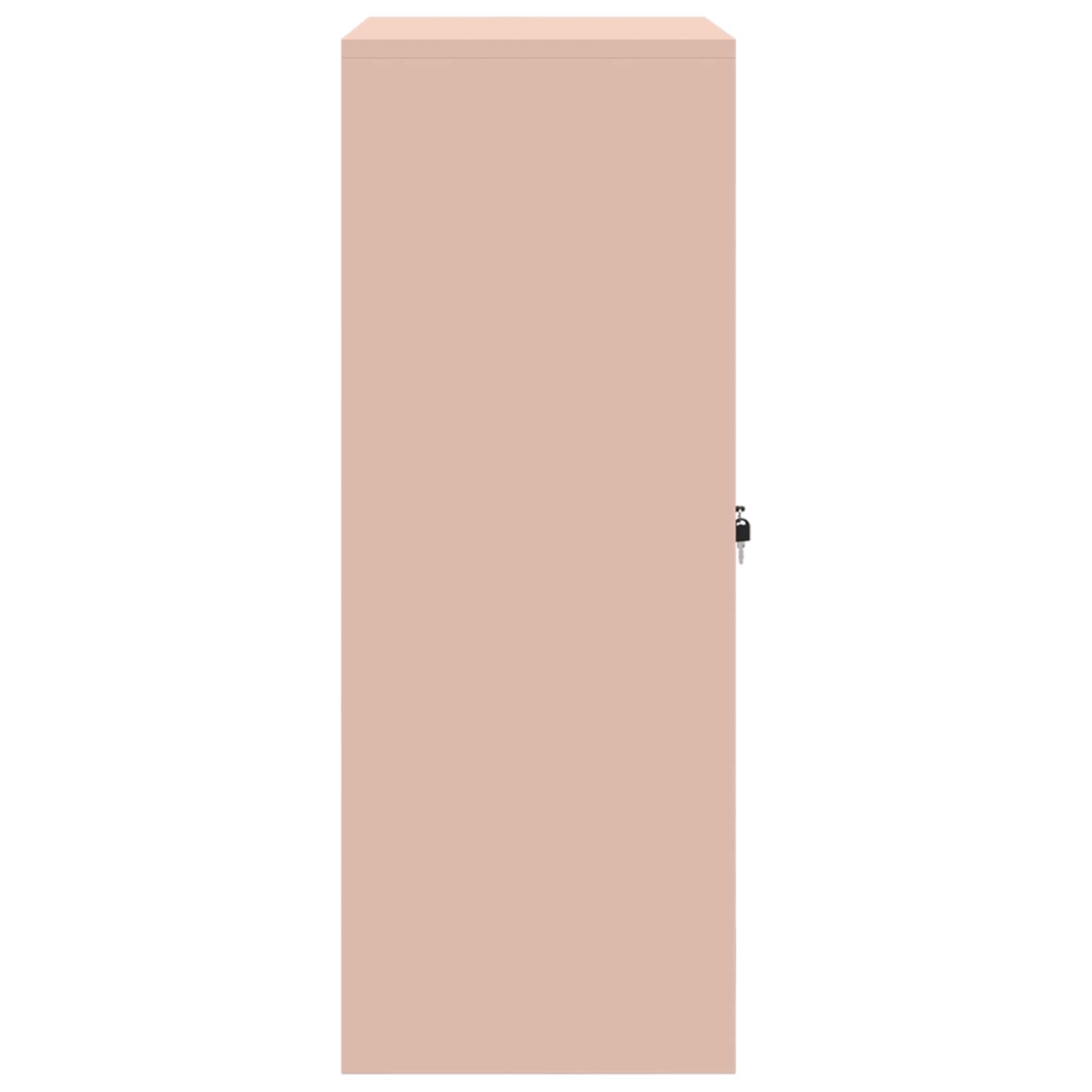 Armoire de rangement Rose 80 x 40 x 105 cm Acier