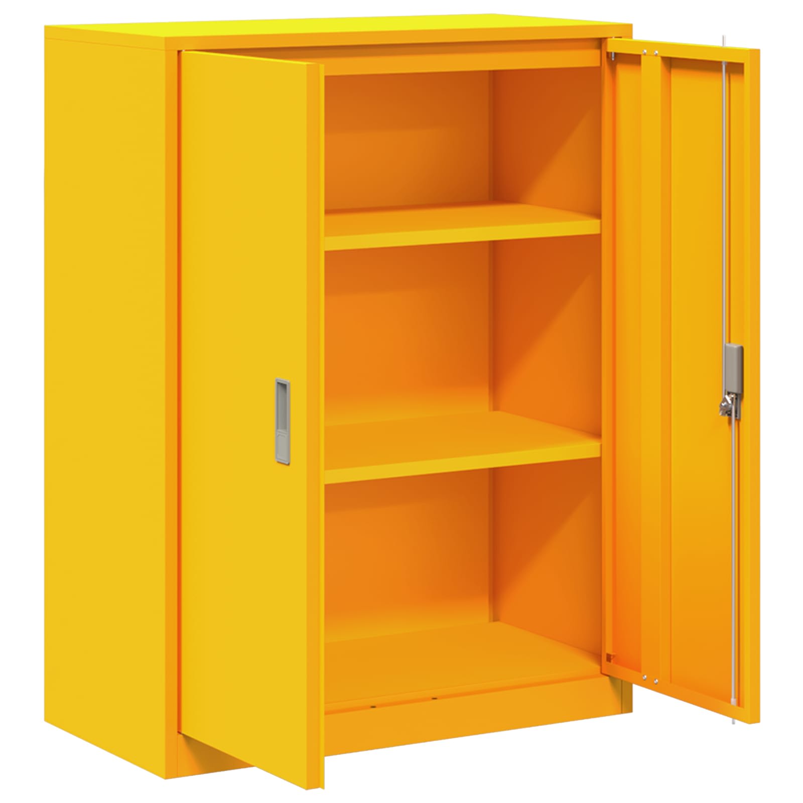 Armoire de rangement Jaune moutarde 80 x 40 x 105 cm - XIOS