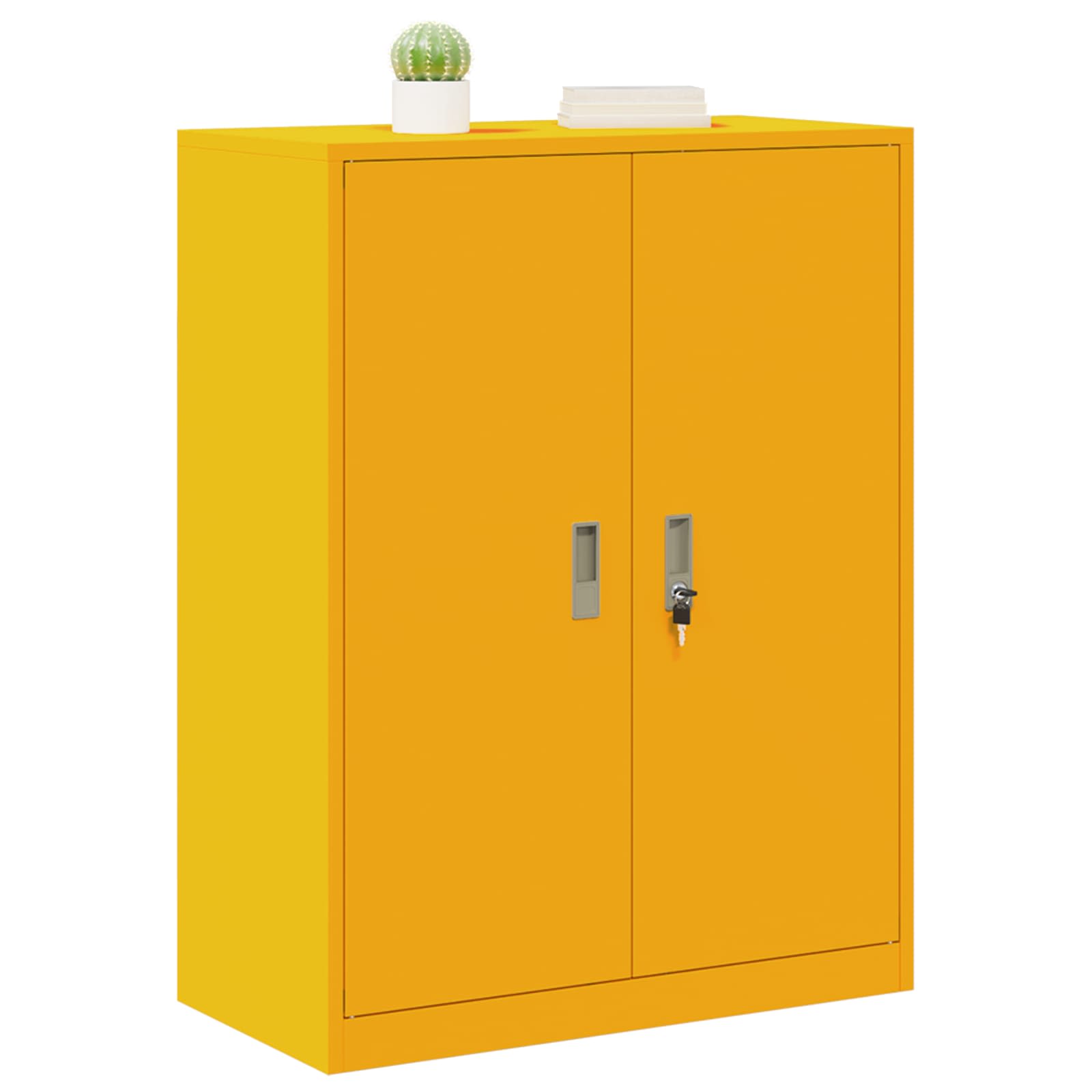 Armoire de rangement Jaune moutarde 80 x 40 x 105 cm - XIOS