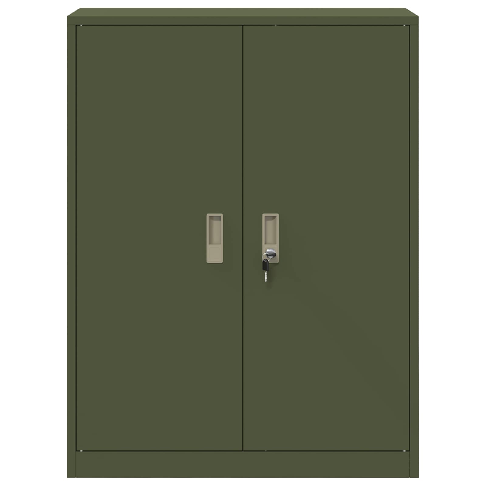 Armoire de rangement avec stockage Vert olive 80 x 40 x 105 cm - XIOS