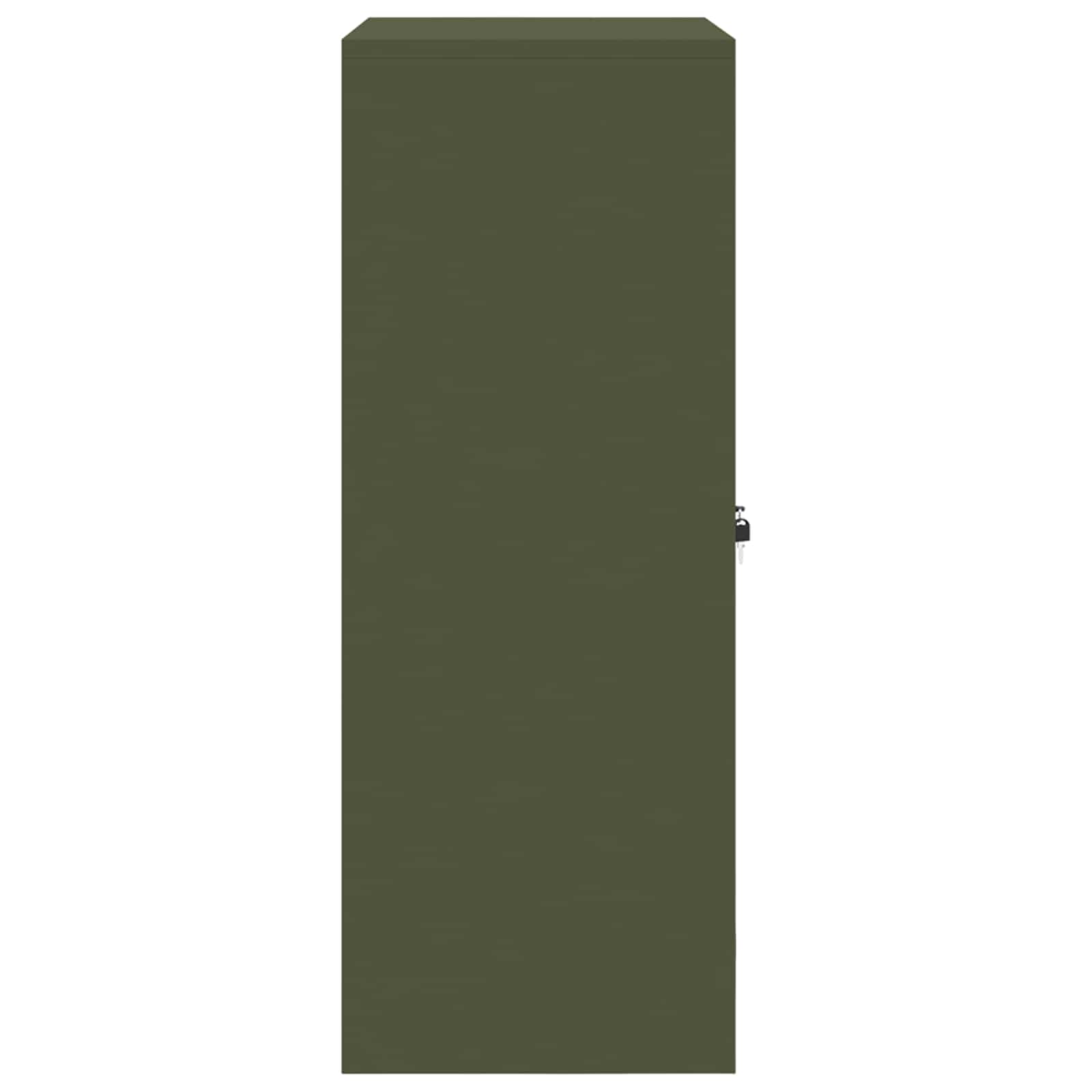 Armoire de rangement avec stockage Vert olive 80 x 40 x 105 cm - XIOS