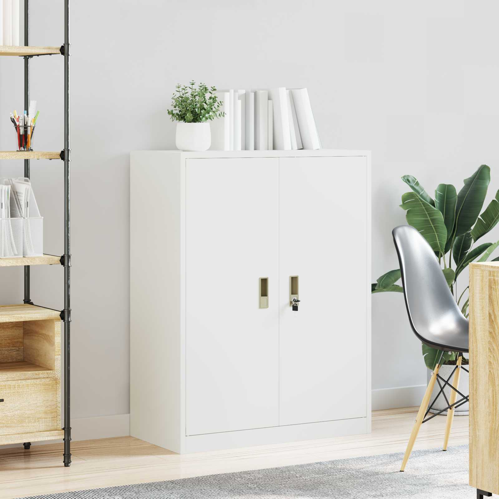 Armoire de rangement avec stockage Blanc 80 x 40 x 105 cm - XIOS