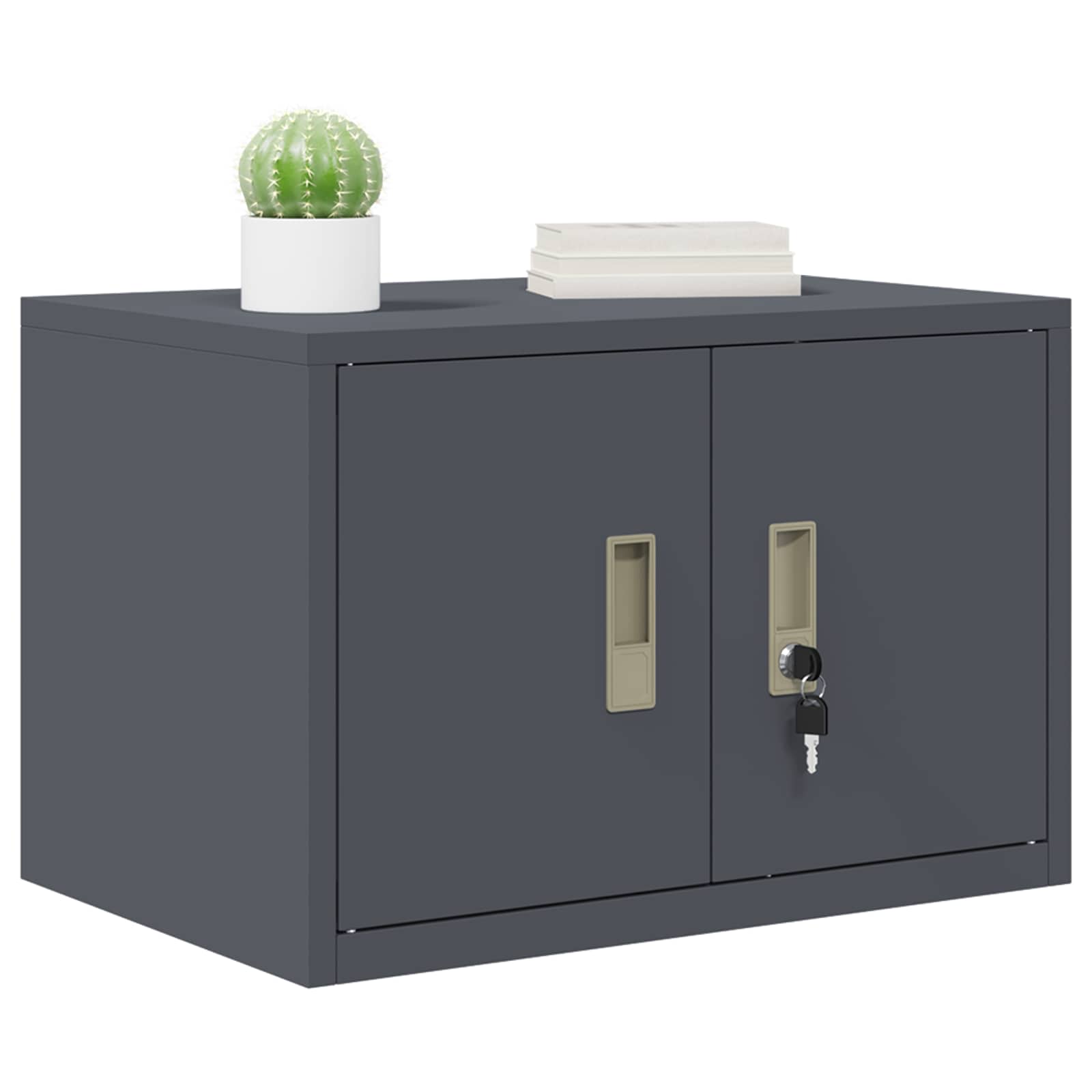 Armoire de rangement avec stockage Anthracite 60 x 40 x 40 cm - XIOS