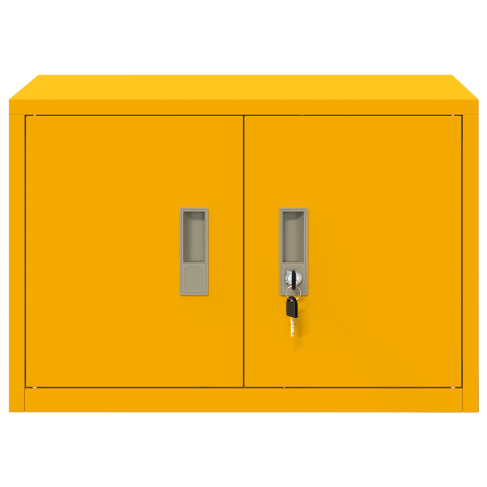 Armoire de rangement Jaune moutarde 60 x 40 x 40 cm - XIOS
