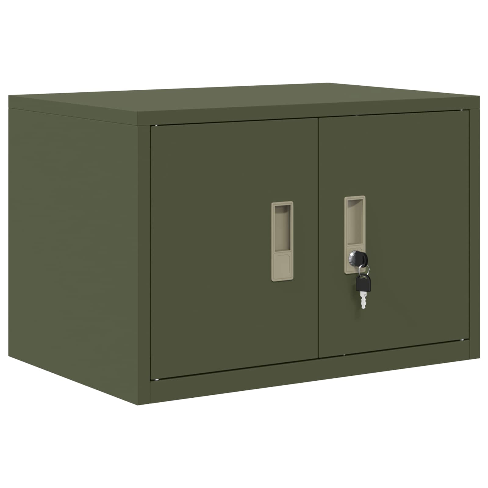 Armoire de rangement avec stockage Vert olive 60 x 40 x 40 cm - XIOS