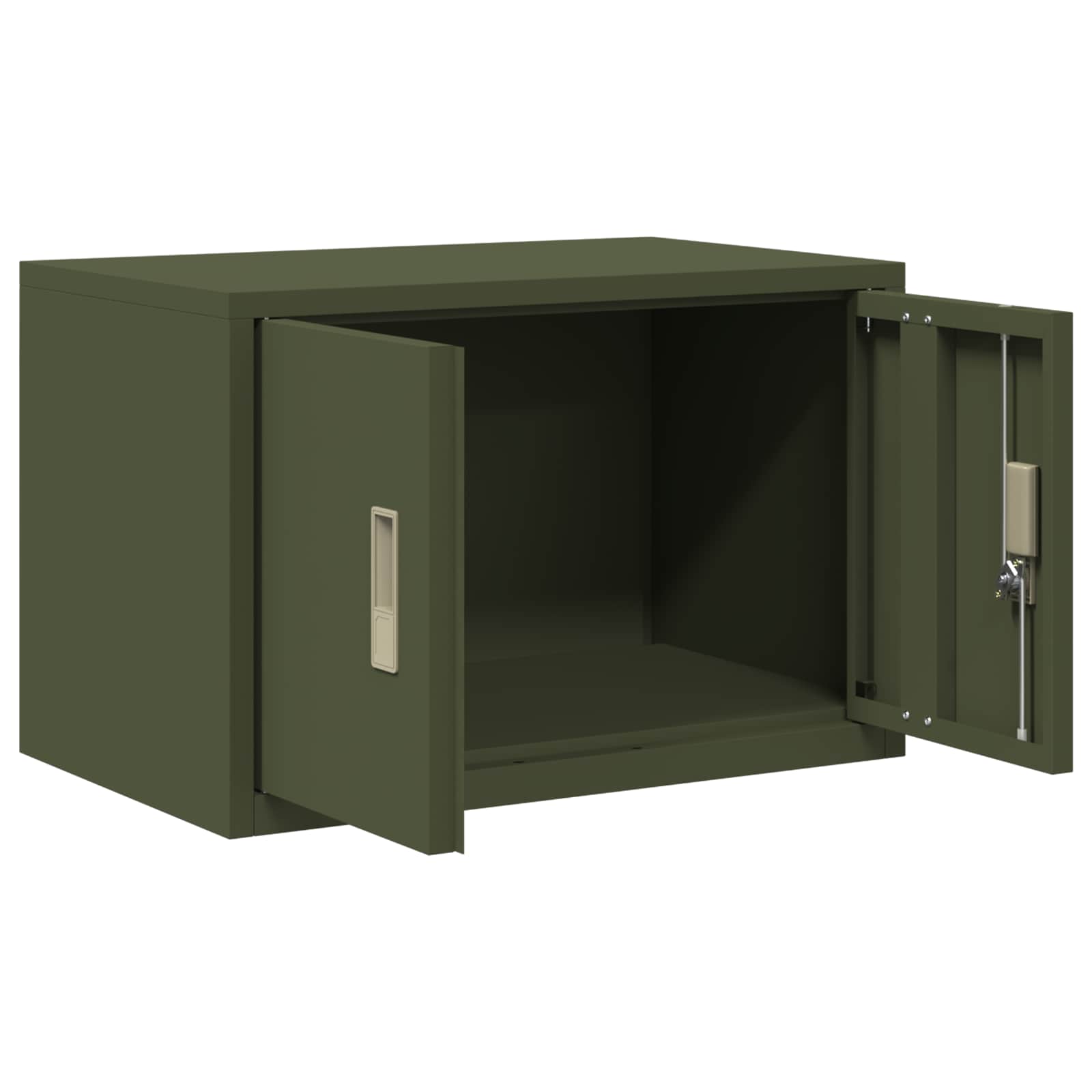 Armoire de rangement avec stockage Vert olive 60 x 40 x 40 cm - XIOS