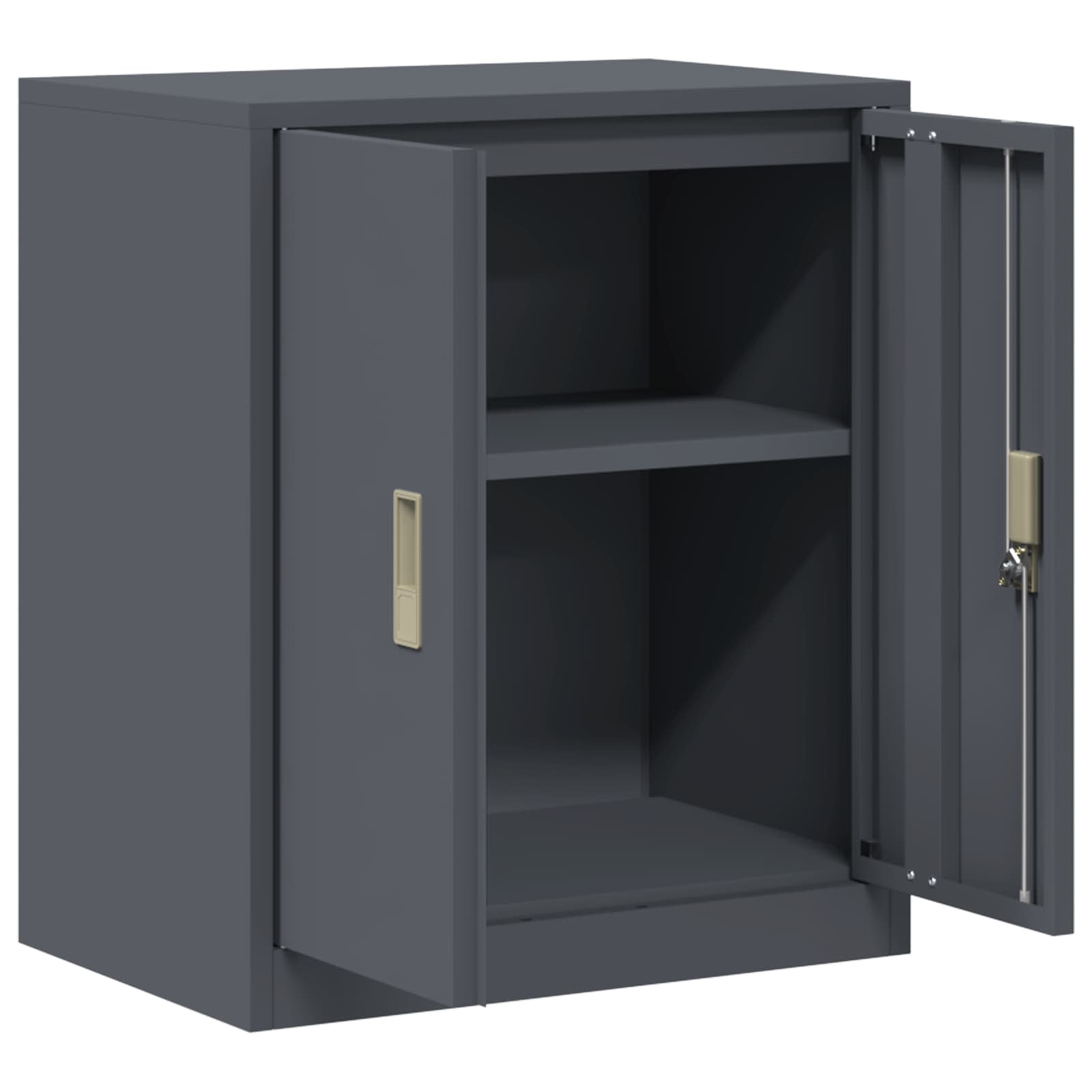Armoire de rangement avec stockage Anthracite 60 x 40 x 70 cm - XIOS