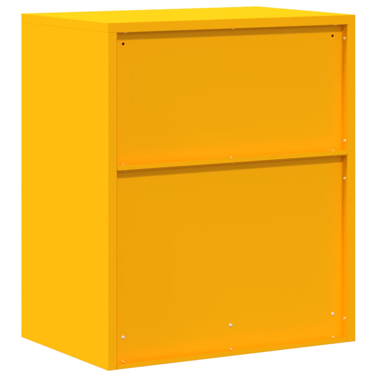 Armoire de rangement Jaune moutarde 60 x 40 x 70 cm - XIOS