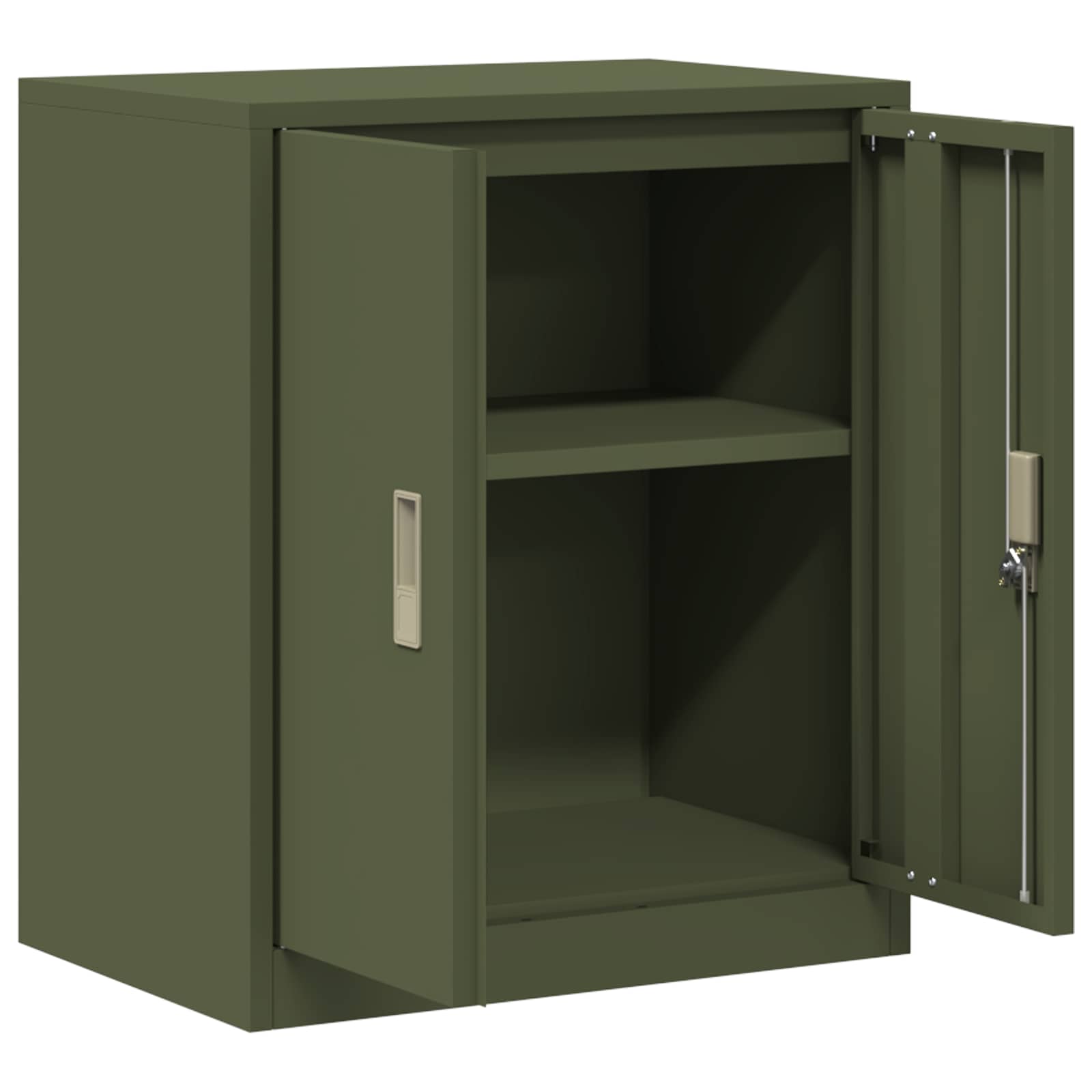 Armoire de rangement avec stockage Vert olive 60 x 40 x 70 cm - XIOS