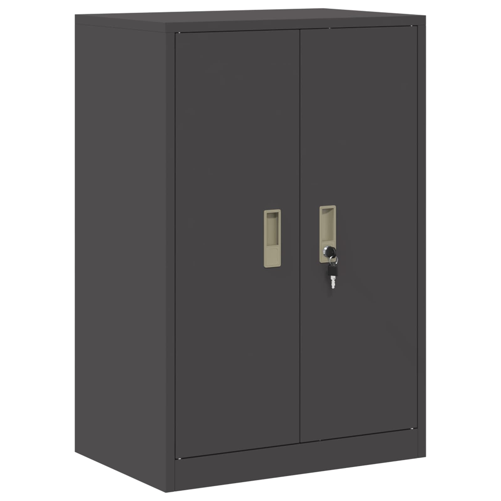 Armoire de rangement Noir 60 x 40 x 90 cm Acier