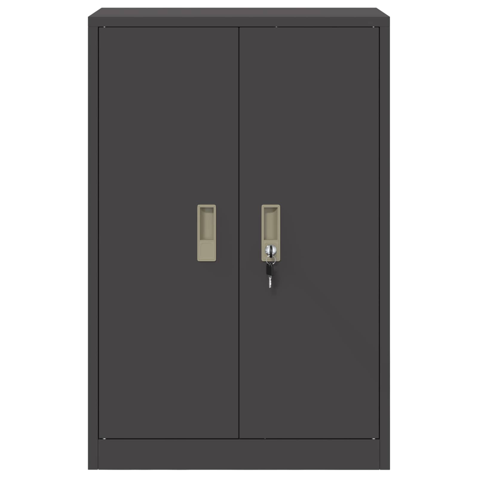 Armoire de rangement Noir 60 x 40 x 90 cm Acier