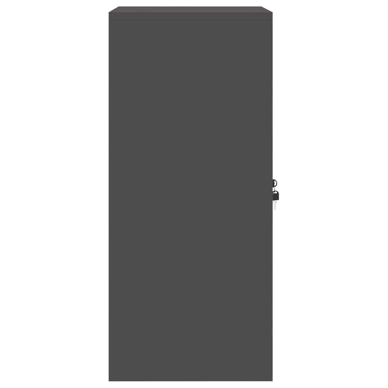 Armoire de rangement Noir 60 x 40 x 90 cm Acier
