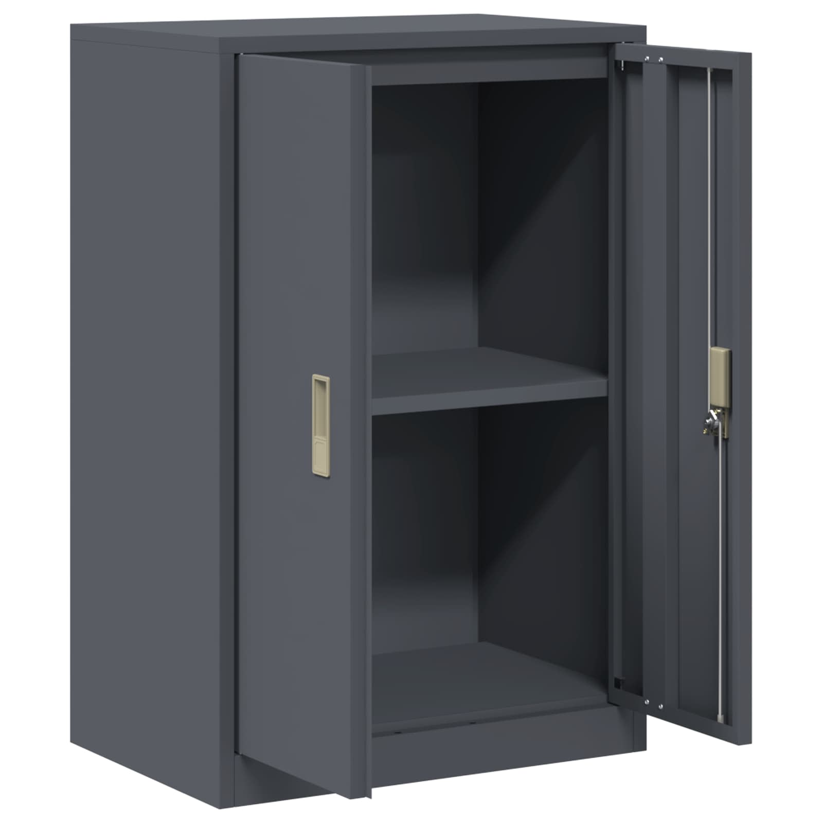 Armoire de rangement avec stockage Anthracite 60 x 40 x 90 cm - XIOS