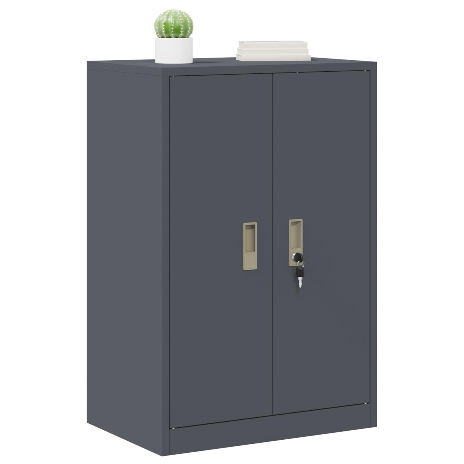 Armoire de rangement avec stockage Anthracite 60 x 40 x 90 cm - XIOS