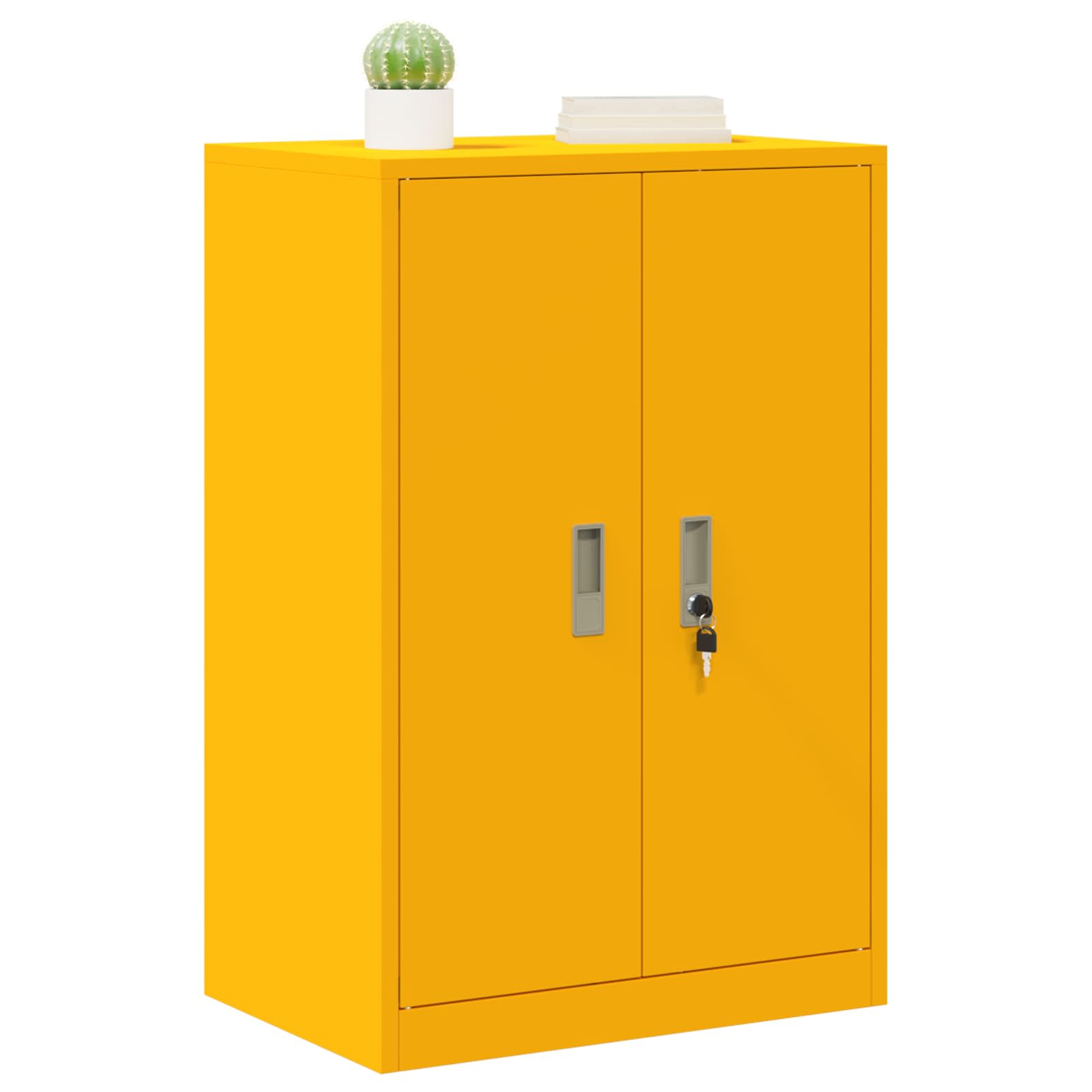Armoire de rangement Jaune moutarde 60 x 40 x 90 cm - XIOS