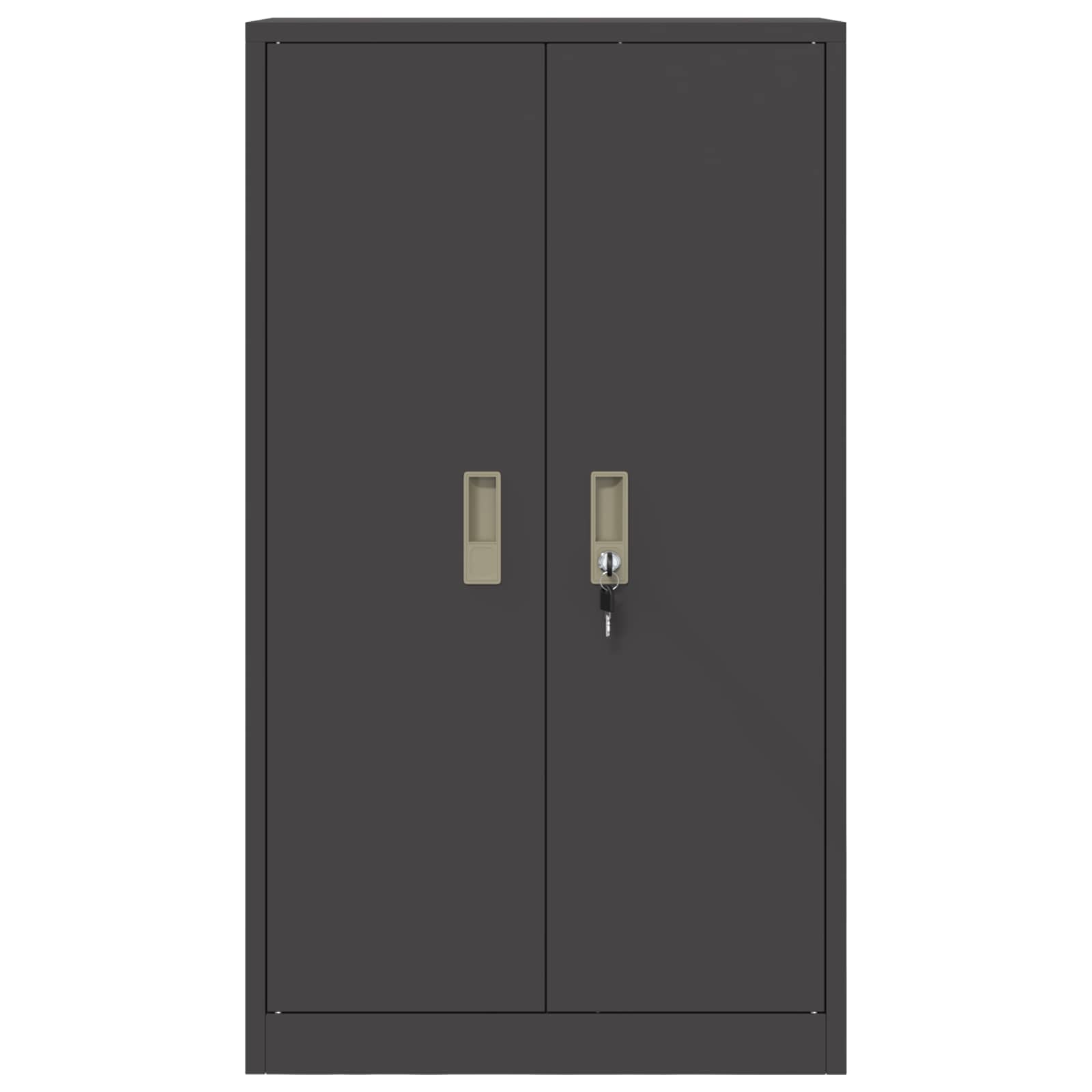 Armoire de rangement Noir 60 x 40 x 105 cm Acier Laminé à Froid - XIOS