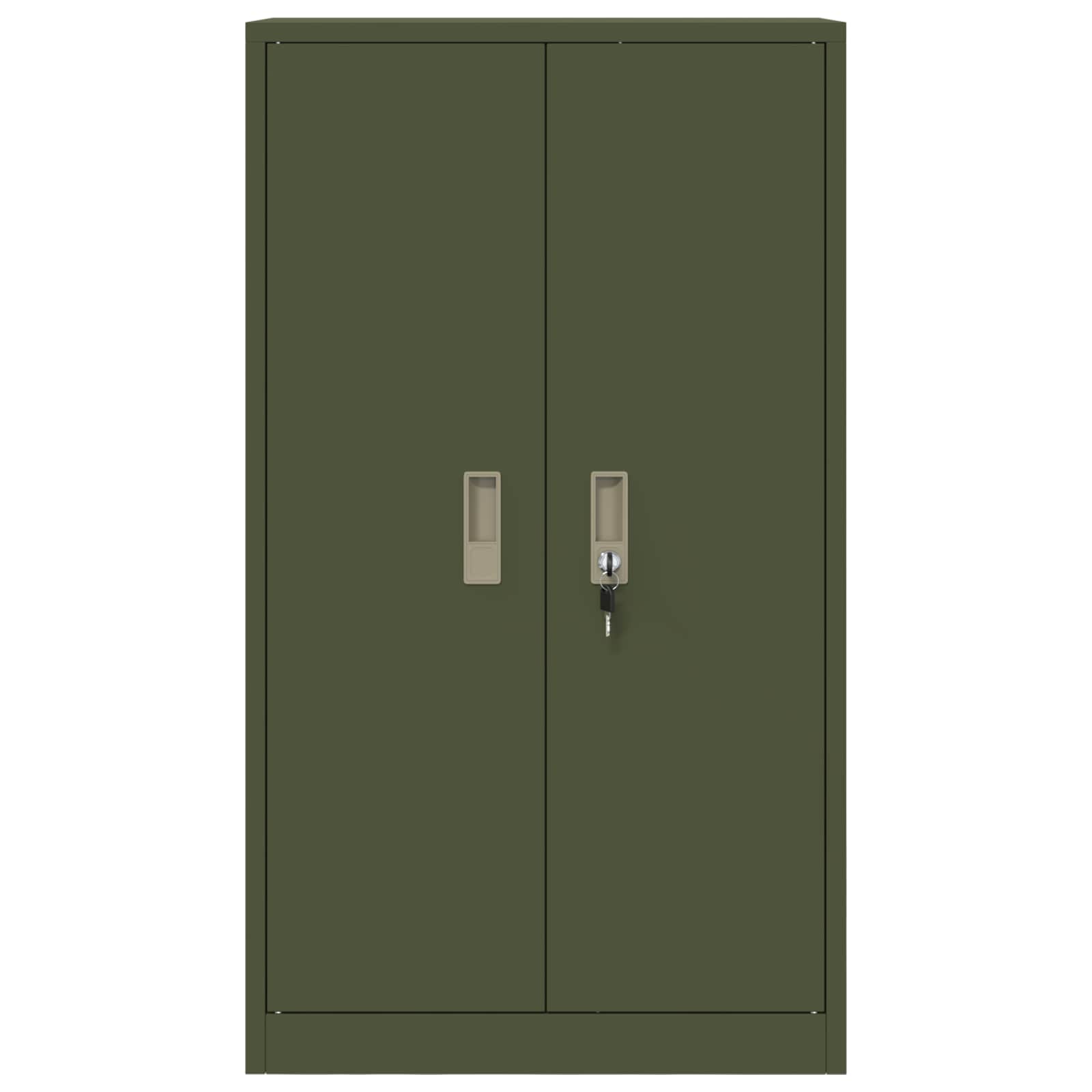Armoire de rangement avec stockage Vert olive 60 x 40 x 105 cm - XIOS