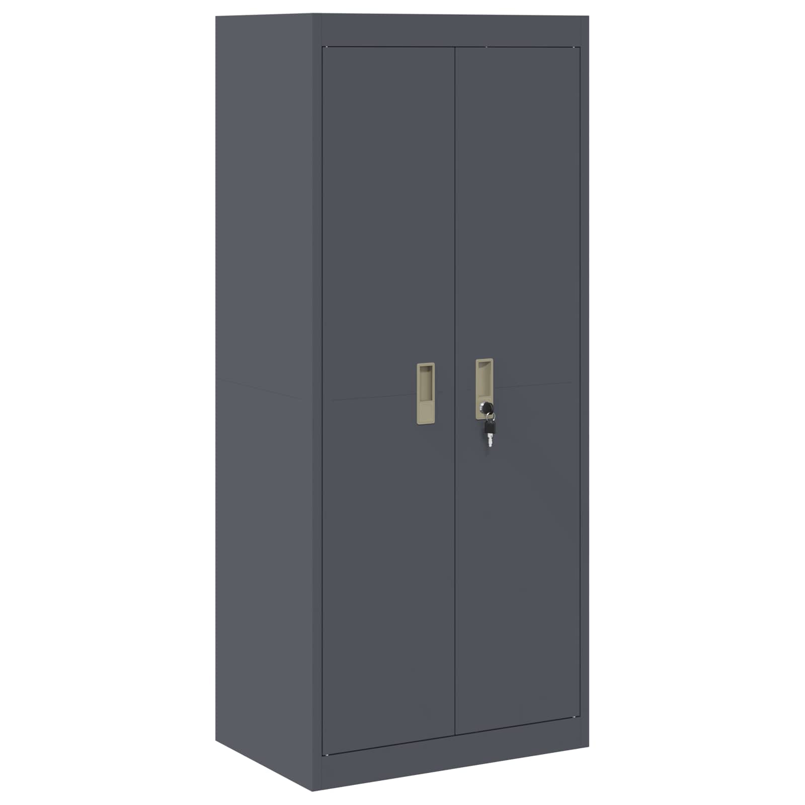 Armoire de rangement avec stockage Anthracite 60 x 40 x 140 cm