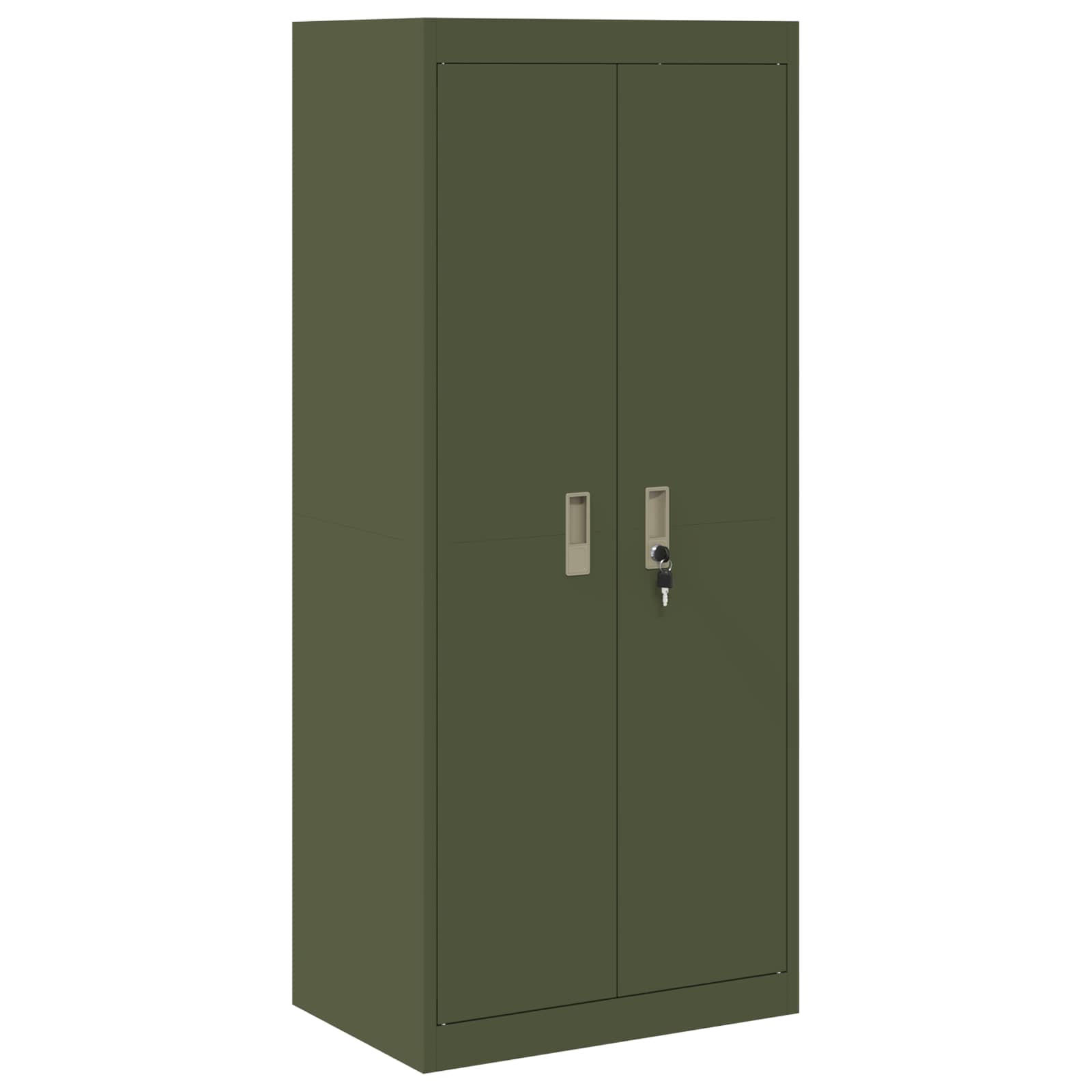 Armoire de rangement avec stockage Vert olive 60 x 40 x 140 cm