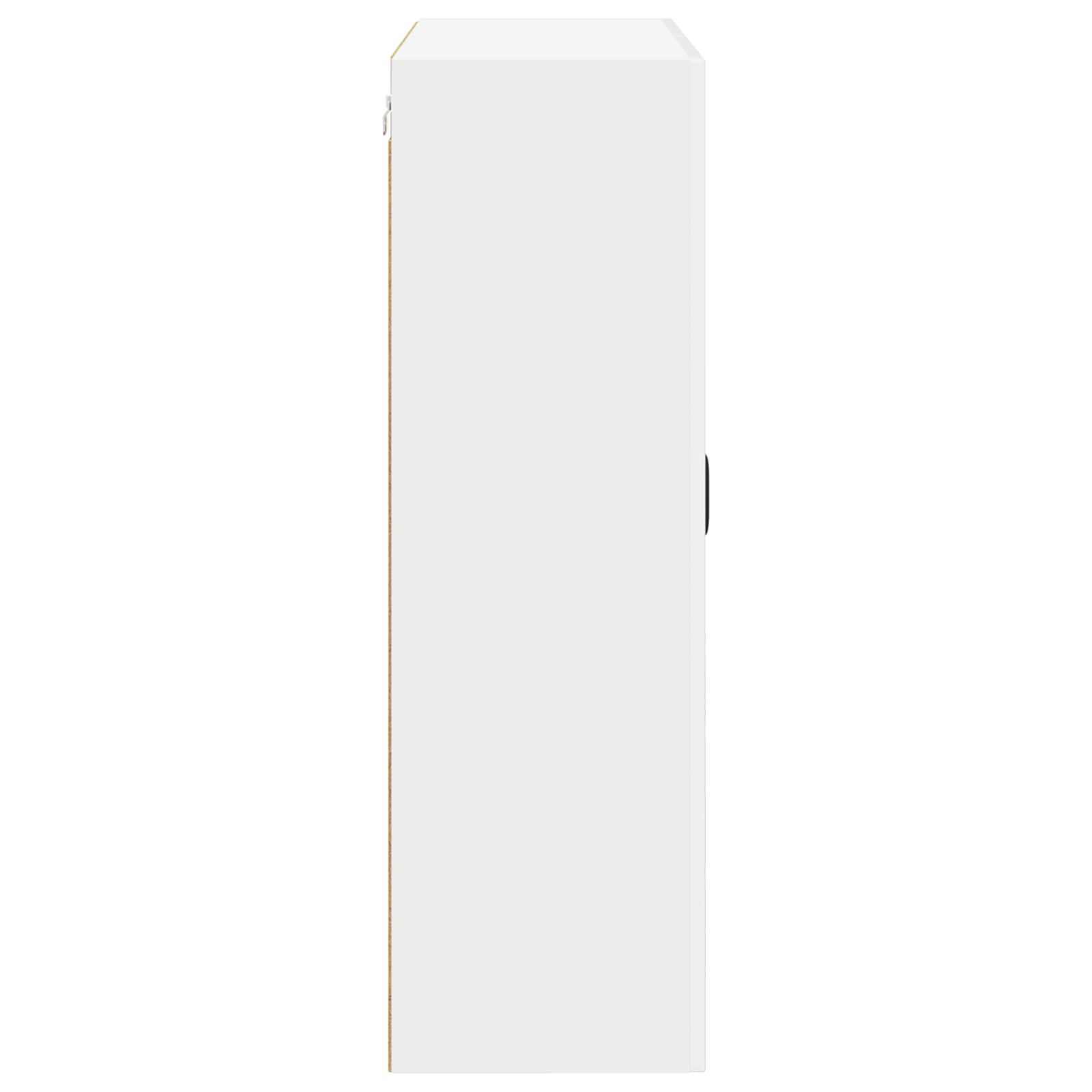 Cabinet en verre mural LUCCA Blanc brillant 80 x 31 x 100 cm - XIOS